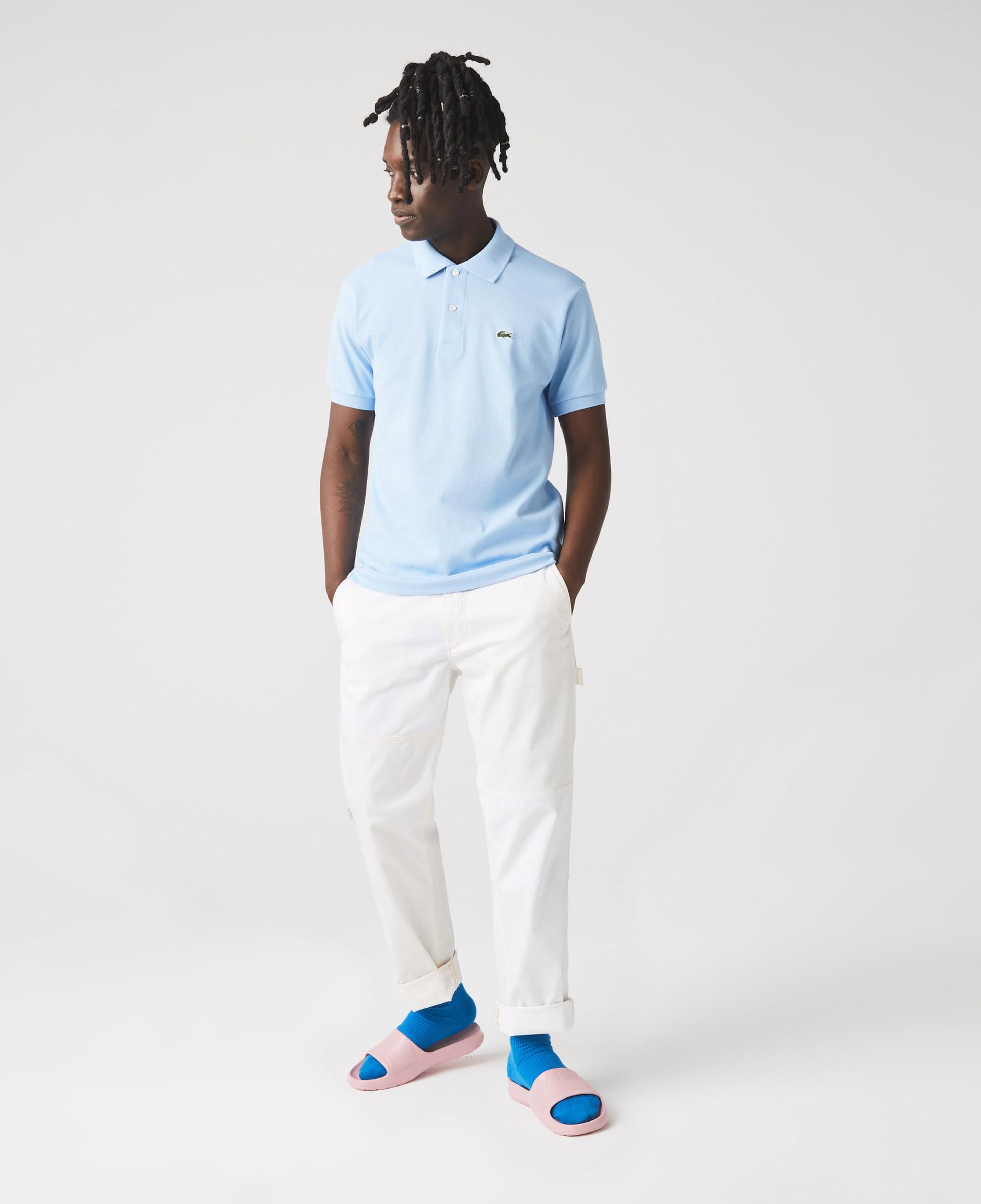 Erkek Classic Fit L.12.12 Açık Mavi Polo