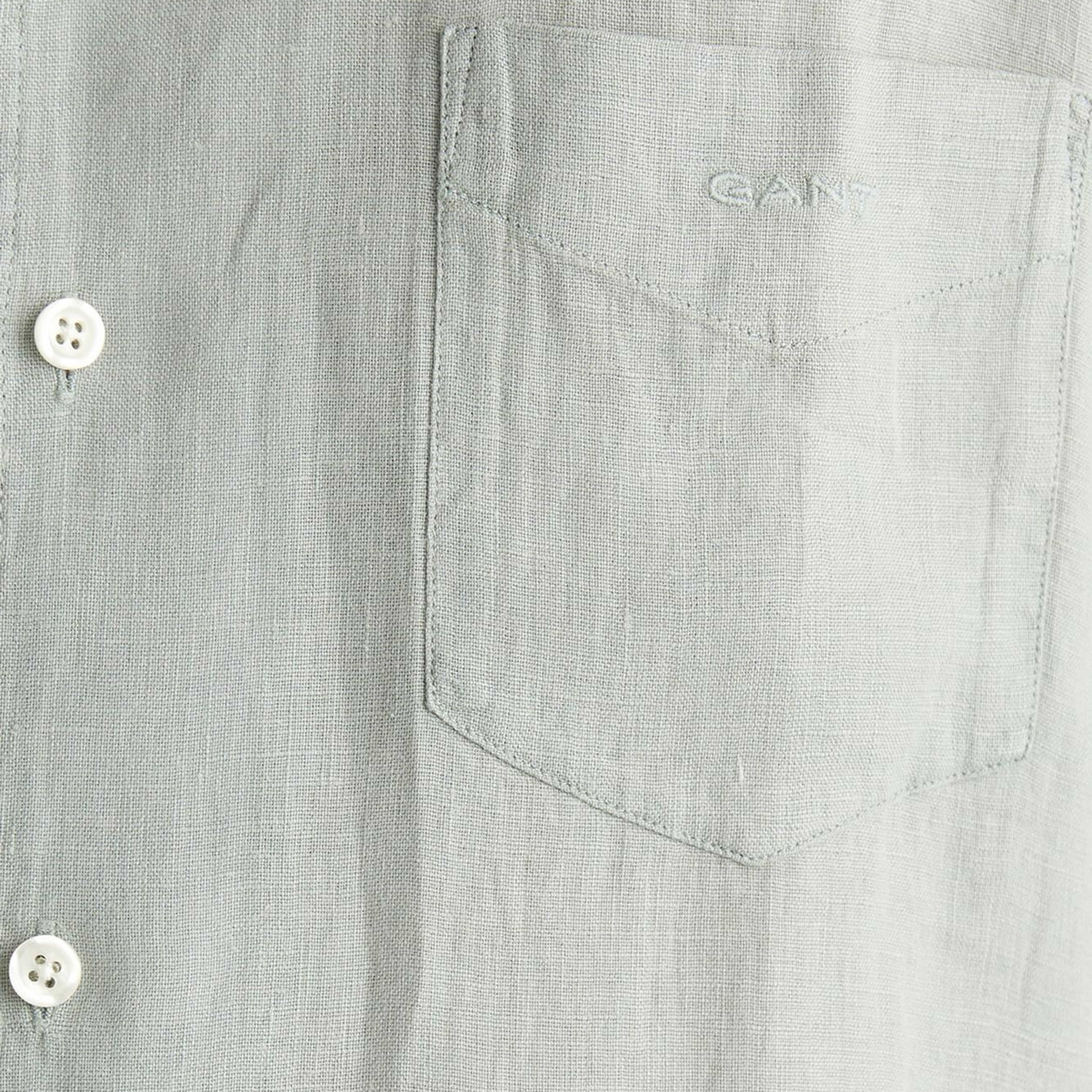 GANT Erkek Yeşil Düğmeli Yaka Gömlek