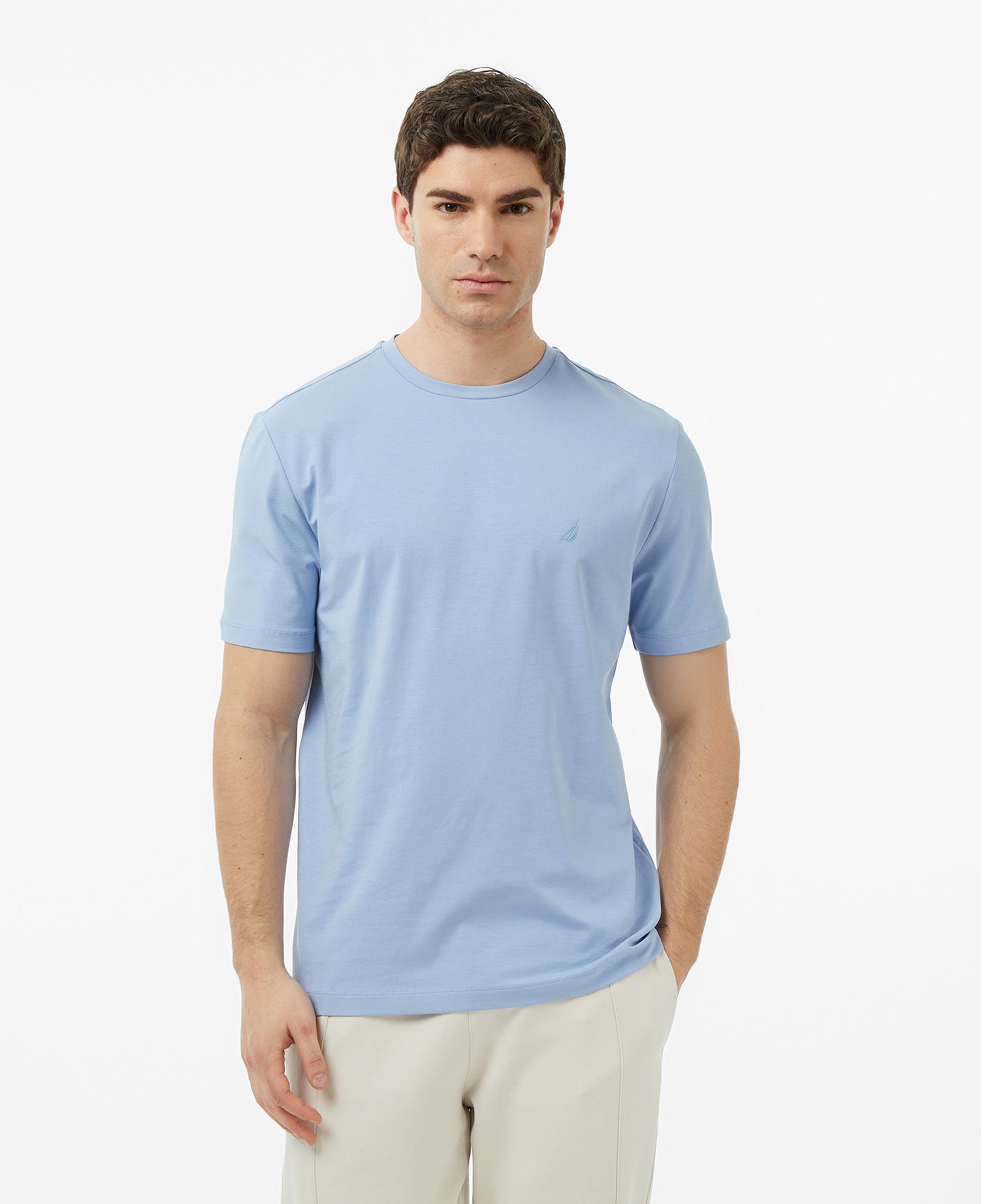 Nautica Erkek Mavi Regular Fit T-Shirt