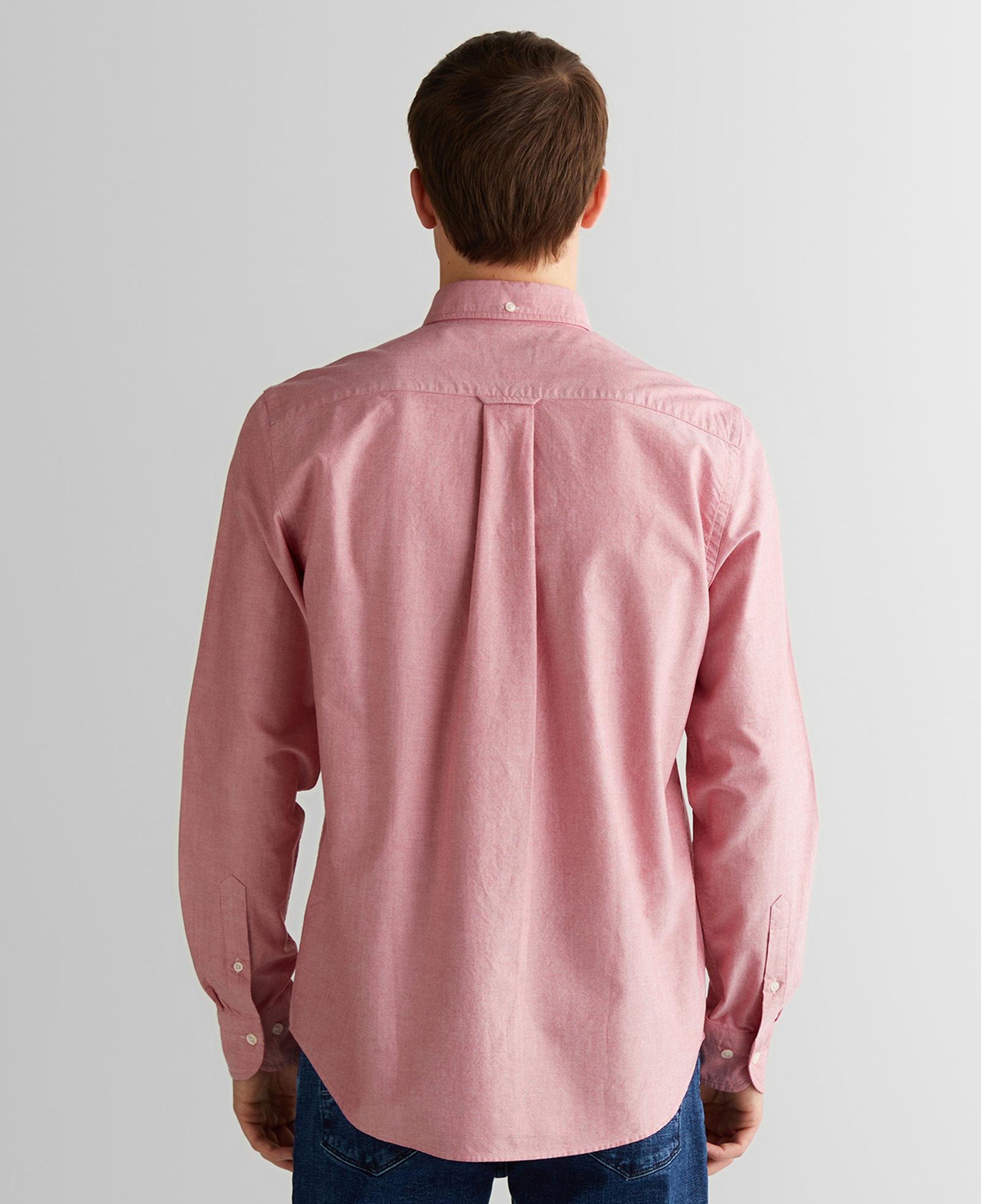 GANT Erkek Kırmızı Regular Fit Düğmeli Yaka Gömlek
