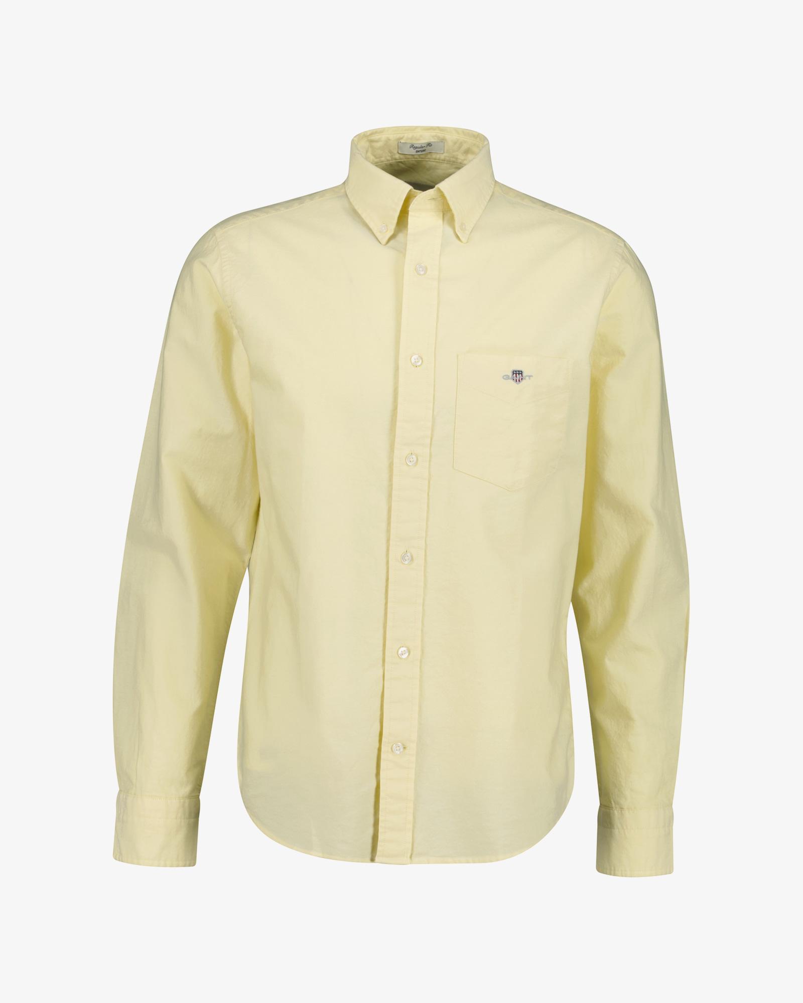 GANT Erkek Turuncu Regular Fit Logolu Gömlek