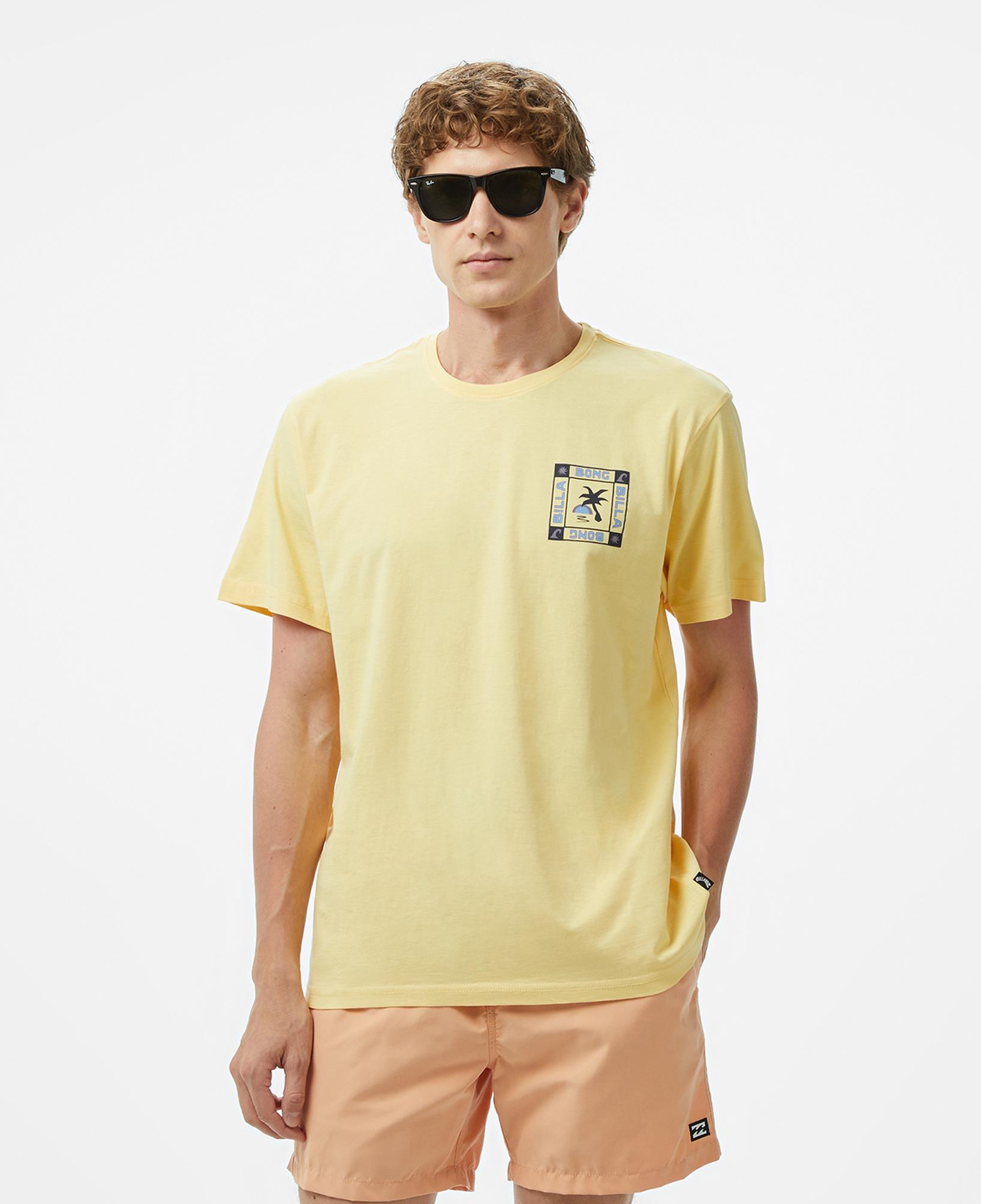 Billabong Window Premium Erkek Sarı T-Shirt