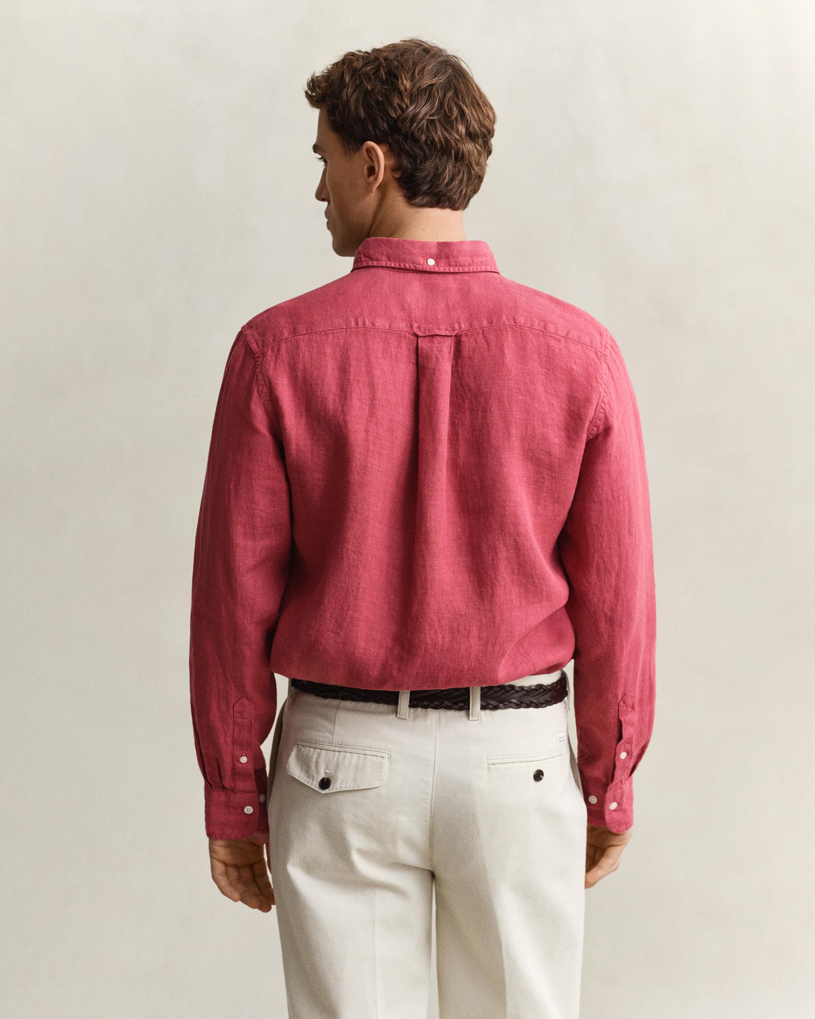 GANT Erkek Turuncu Regular Fit Gömlek