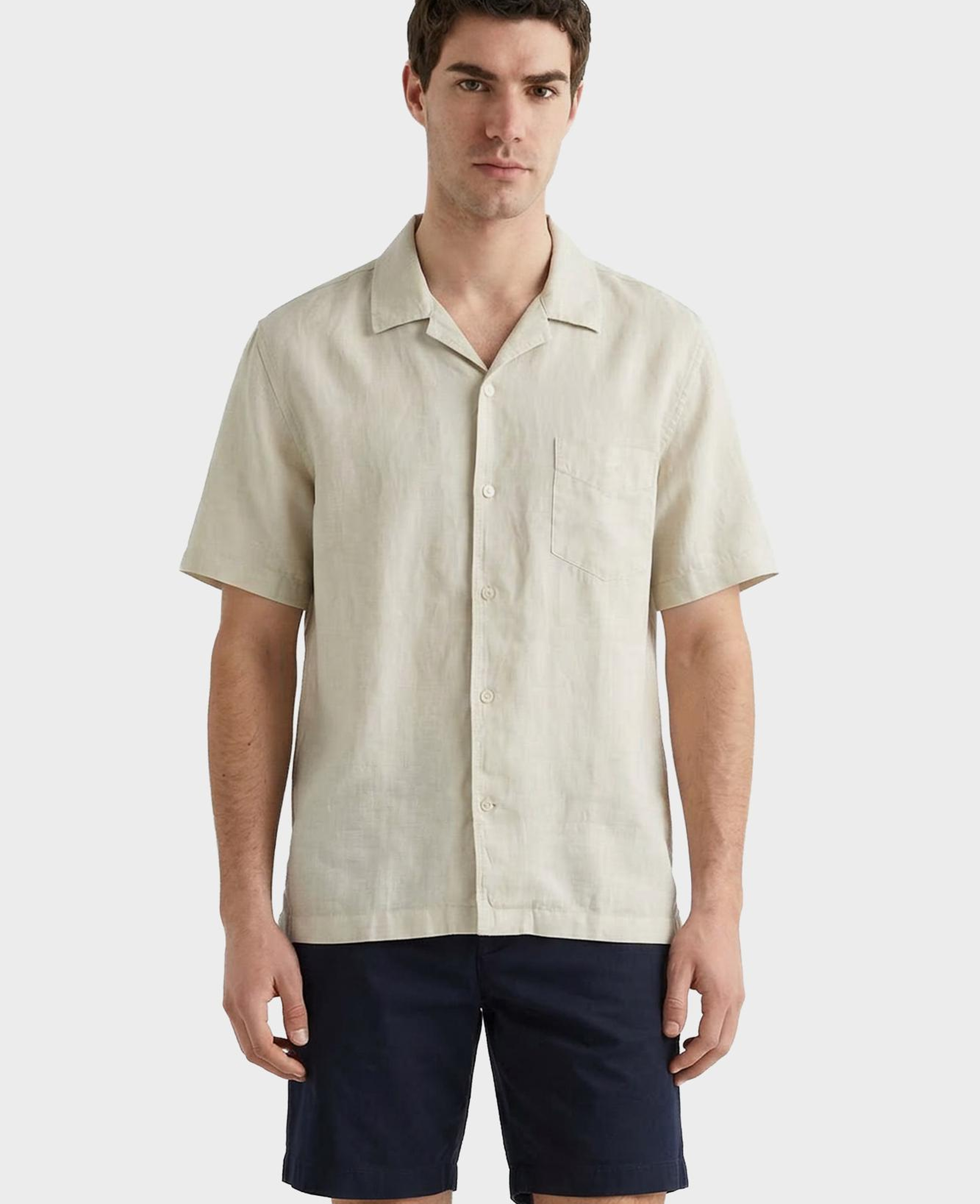 GANT Erkek Bej Düğmeli Yaka Gömlek