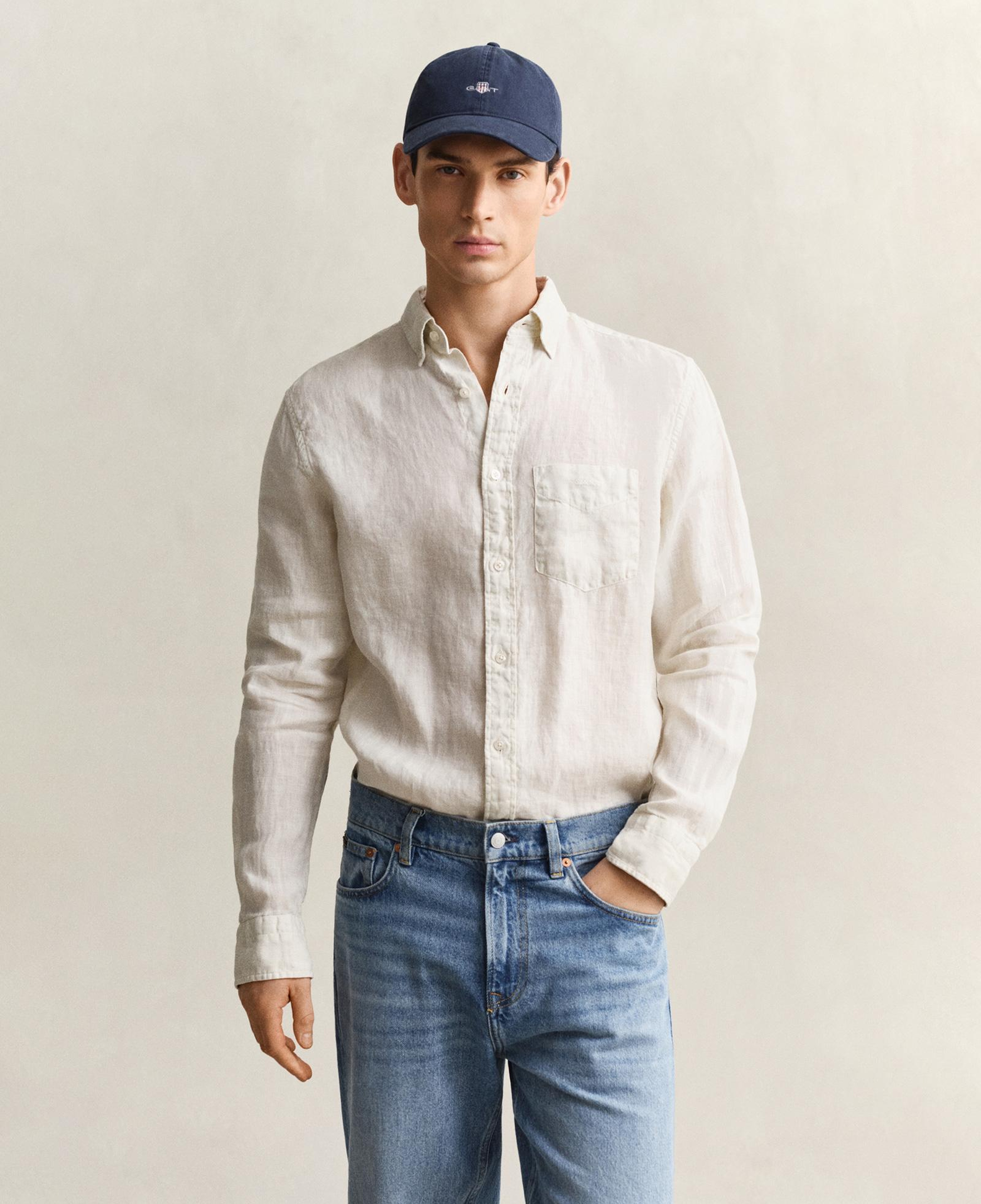 GANT Erkek Bej Regular Fit Gömlek