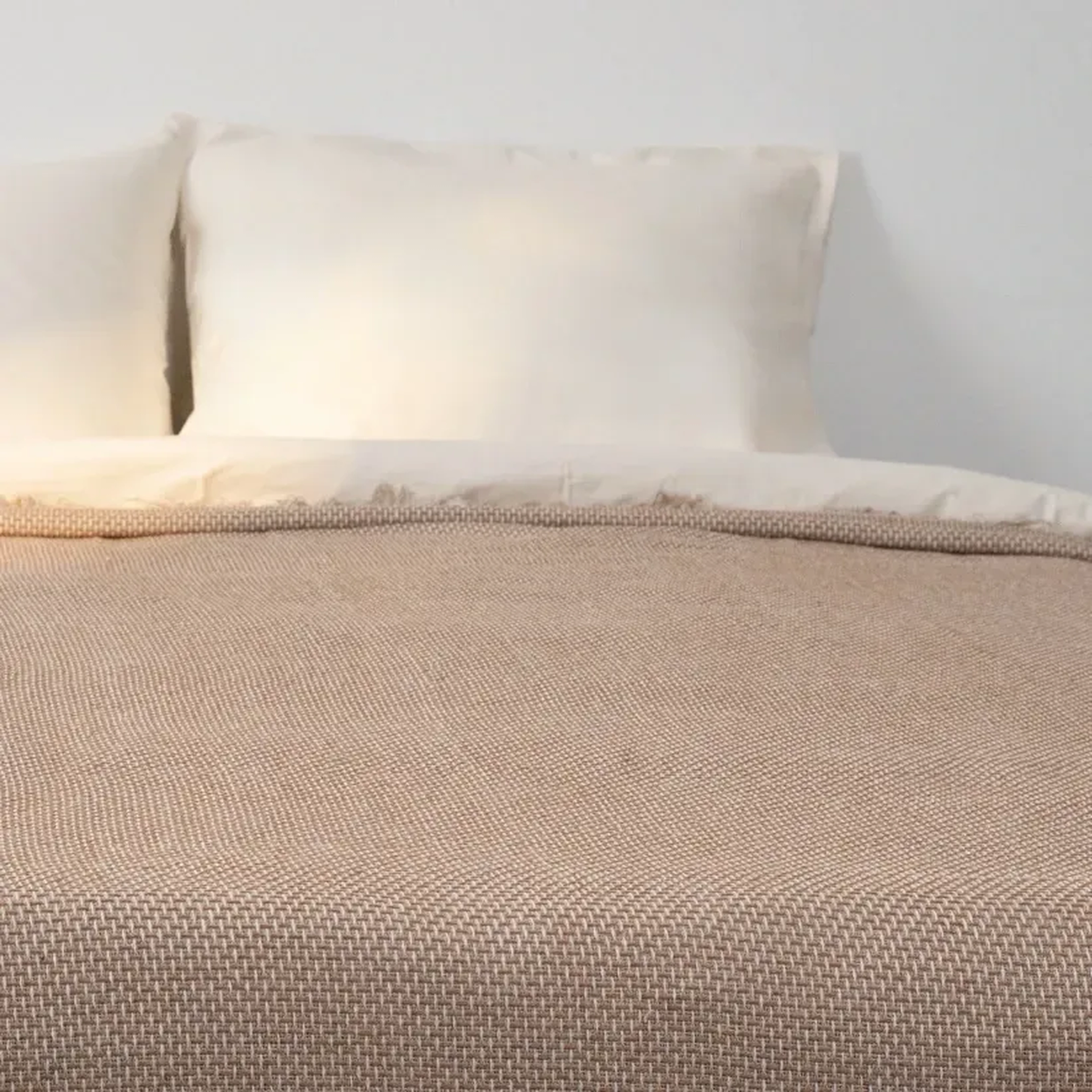 Qua Home Curly Çift Kişilik Battaniye Bej Kahve 200x220 cm