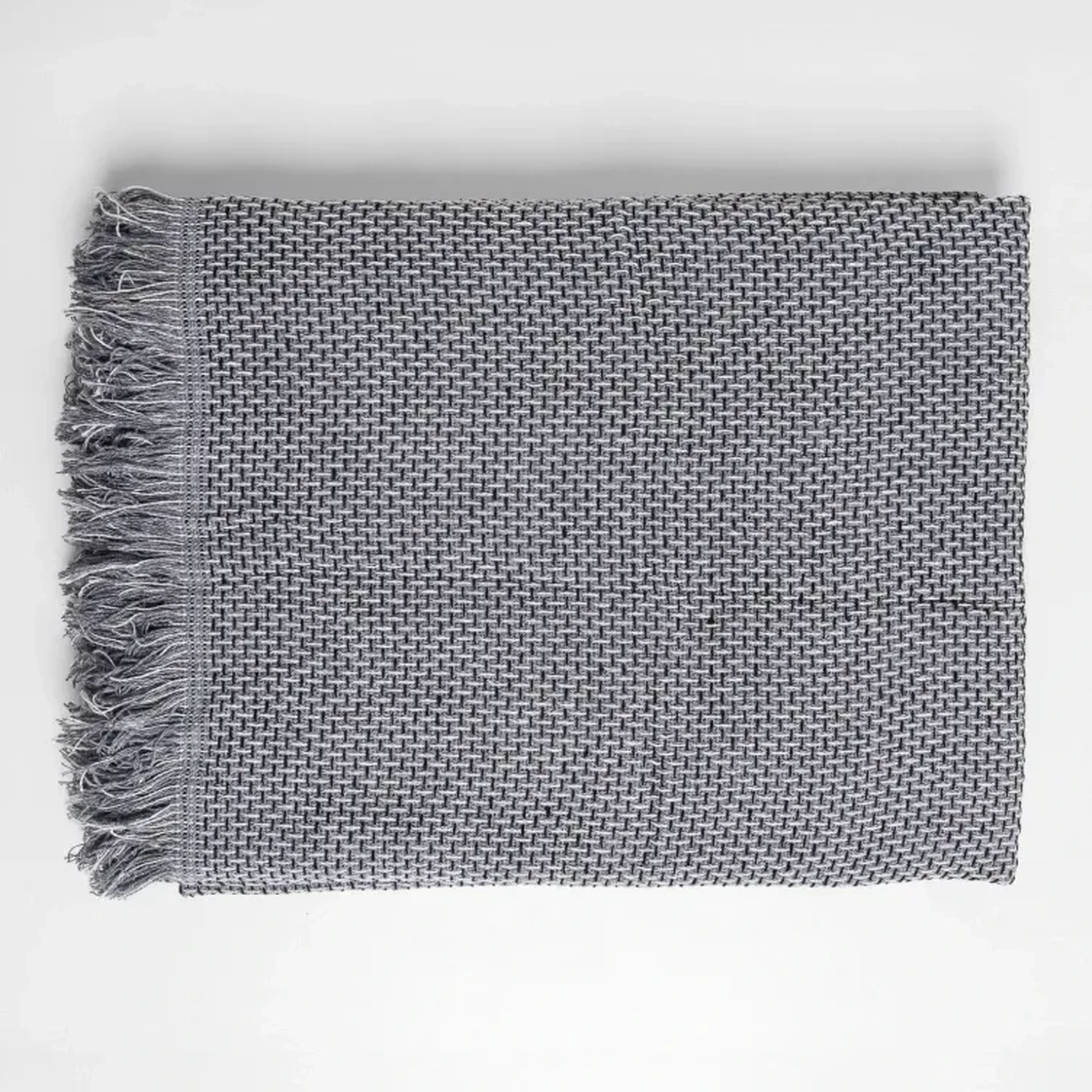 Qua Home Curly Çift Kişilik Battaniye Siyah Gri 200x220 cm