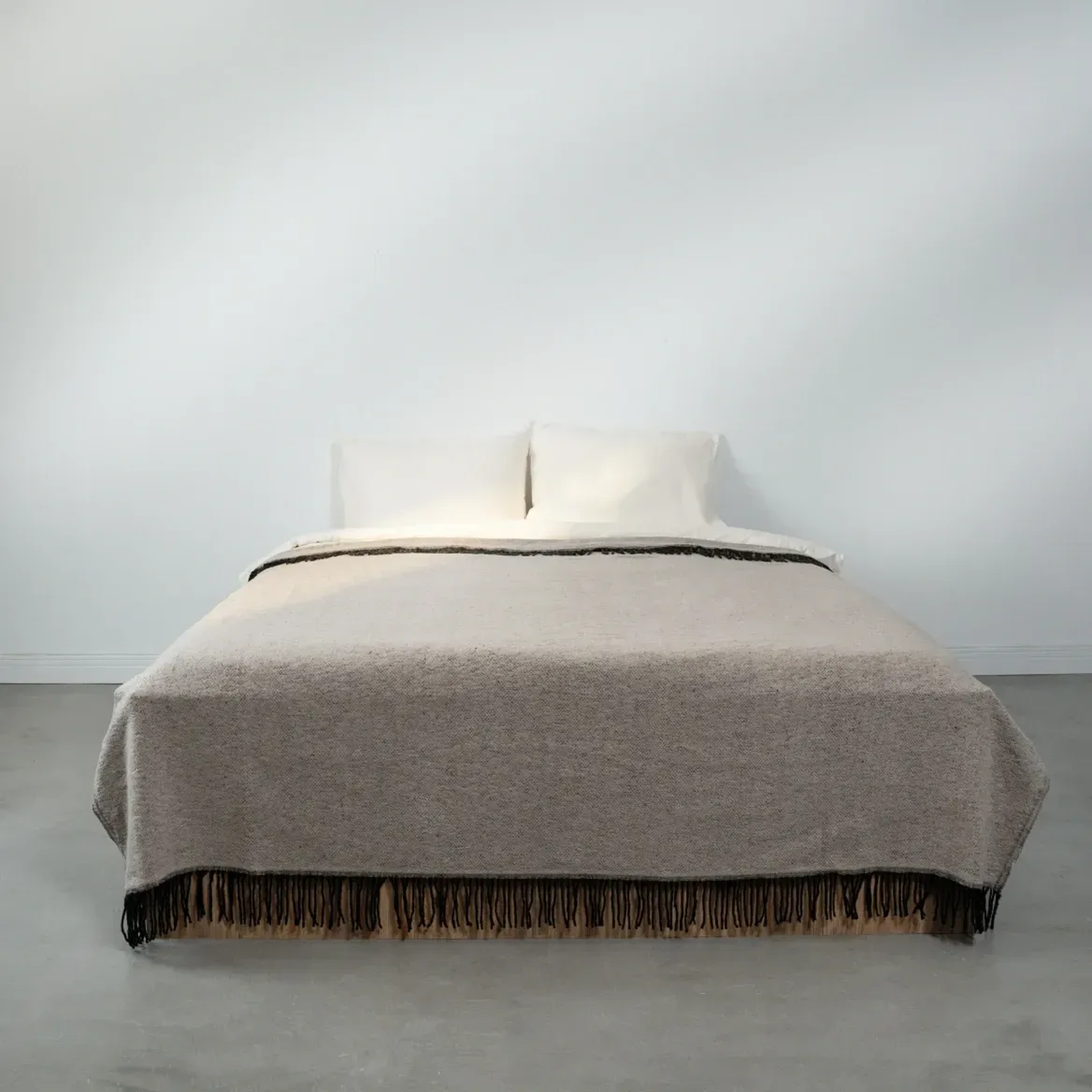 Qua Home Shear Çift Kişilik Battaniye Taş 200x220 cm