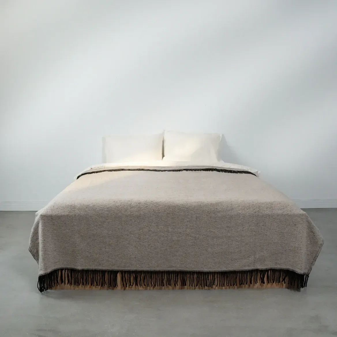 Qua Home Shear Çift Kişilik Battaniye Taş 200x220 cm