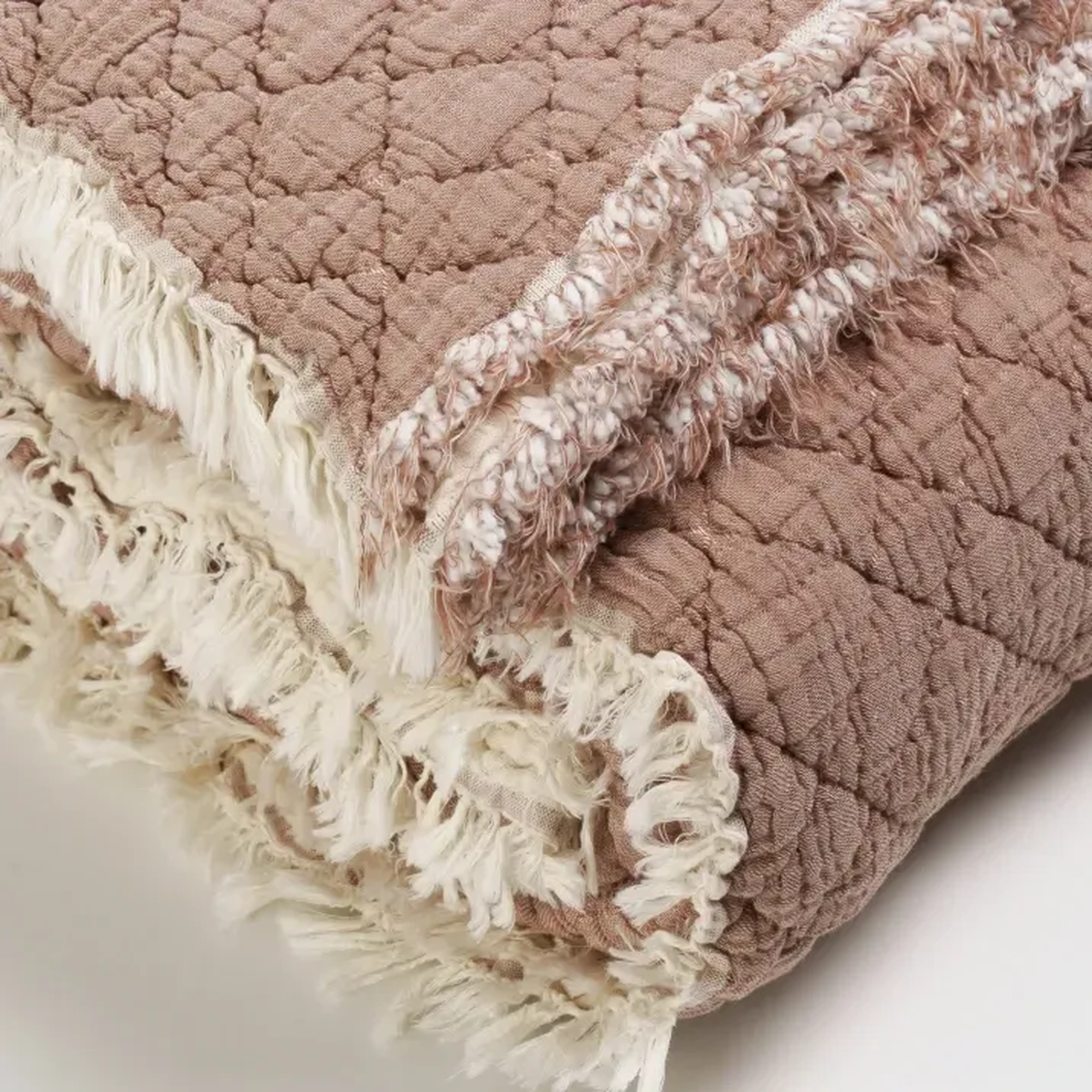 Qua Home Jade Müslin Ekstra Dolgulu Çift Kişilik Yatak Örtüsü Kiremit 230x240 cm