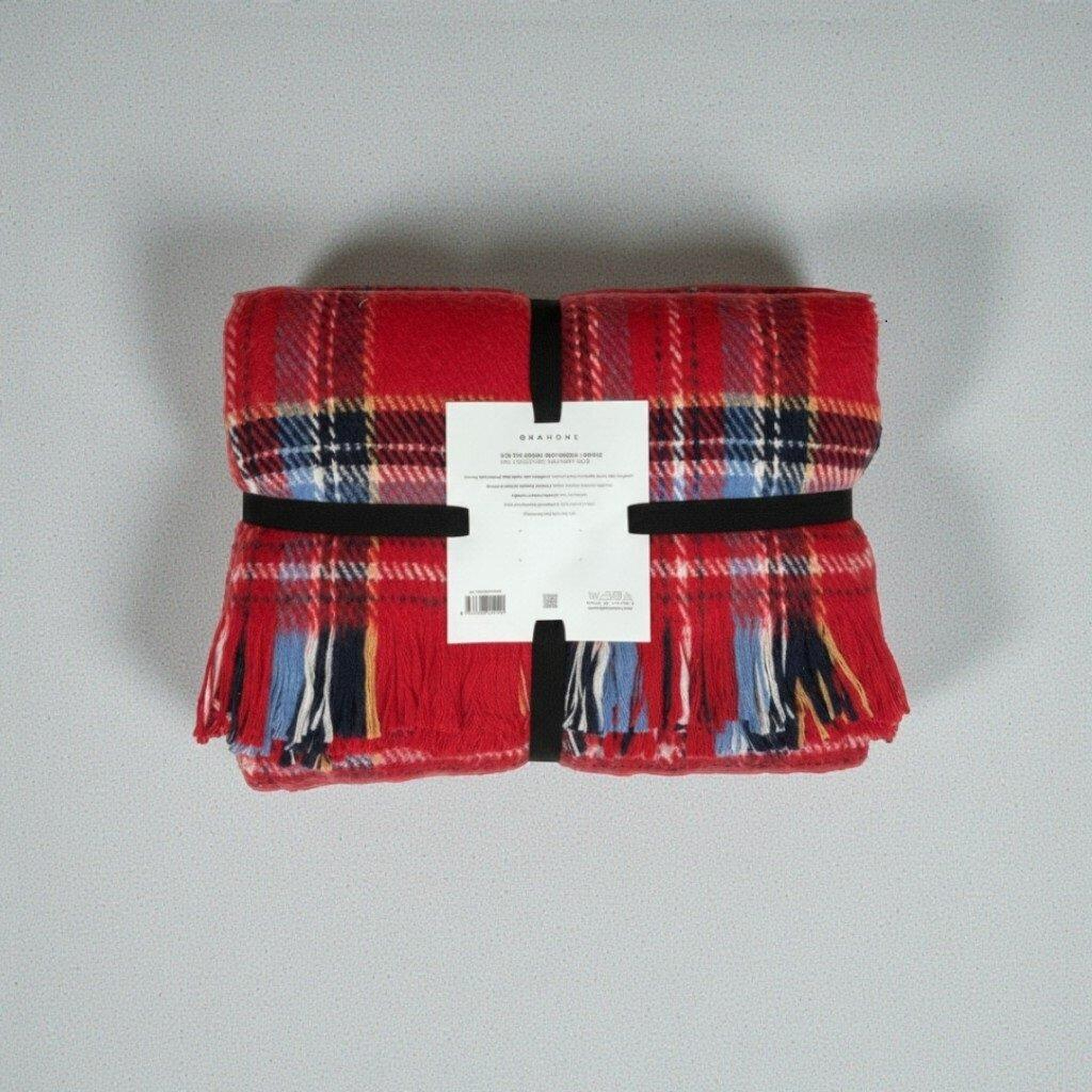 Qua Home Rio Tek Kişilik Battaniye Kırmızı 150x200 Cm