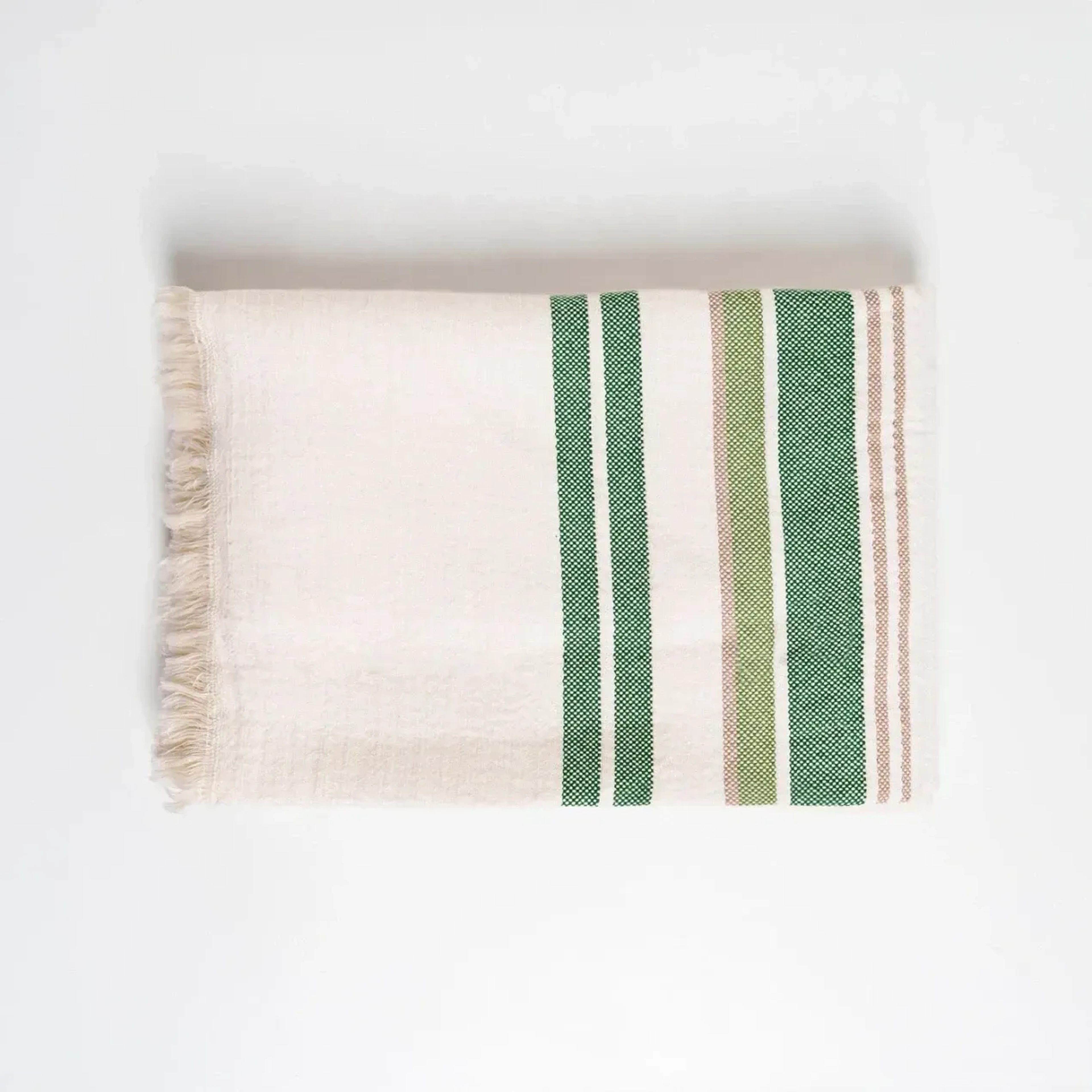 Qua Home Mantis Pamuklu Tv Battaniyesi Bej Yeşil 130x170 cm