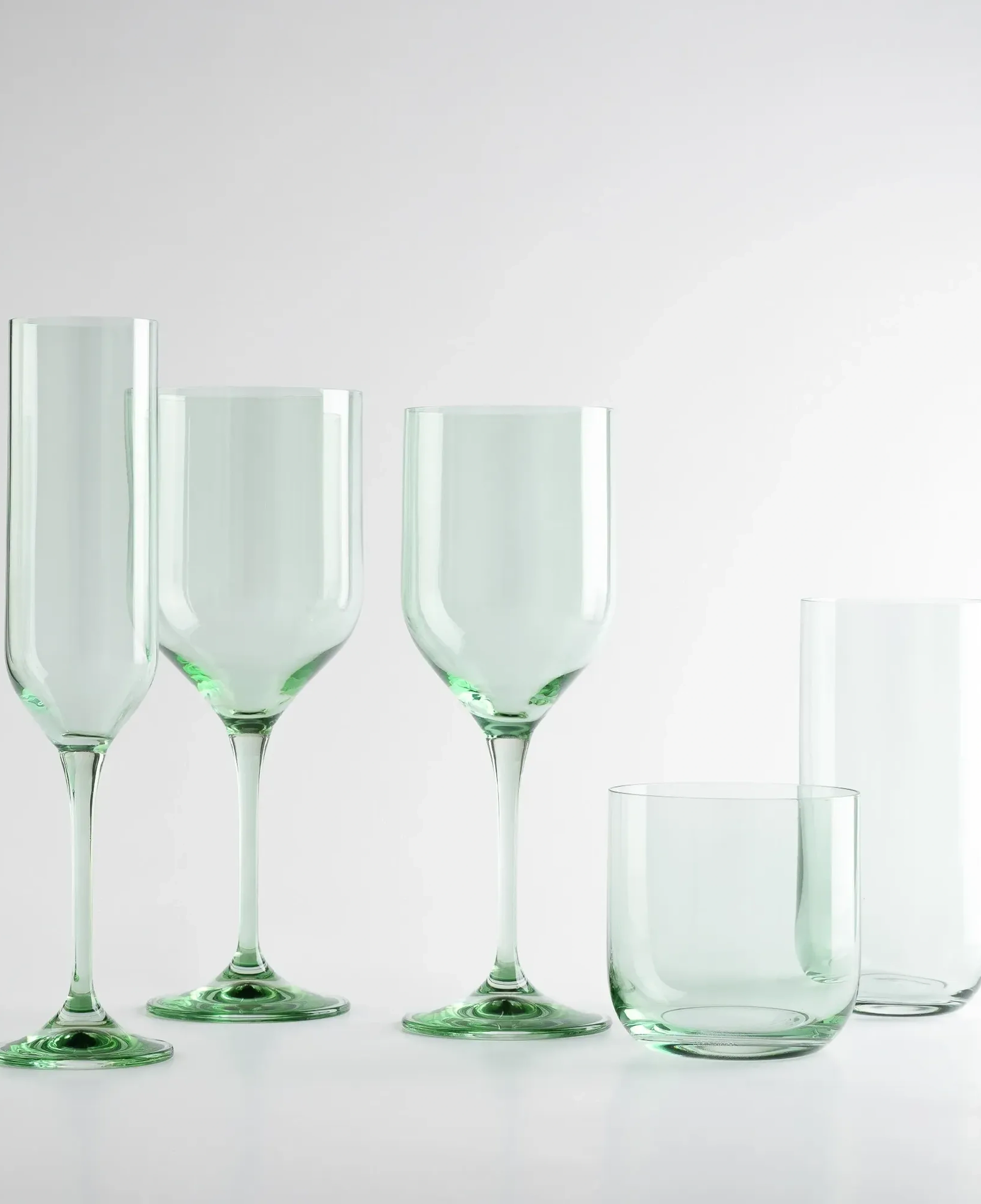 Qua Home Sunset Kristal Beyaz Şarap Kadehi Yeşil 330 cc