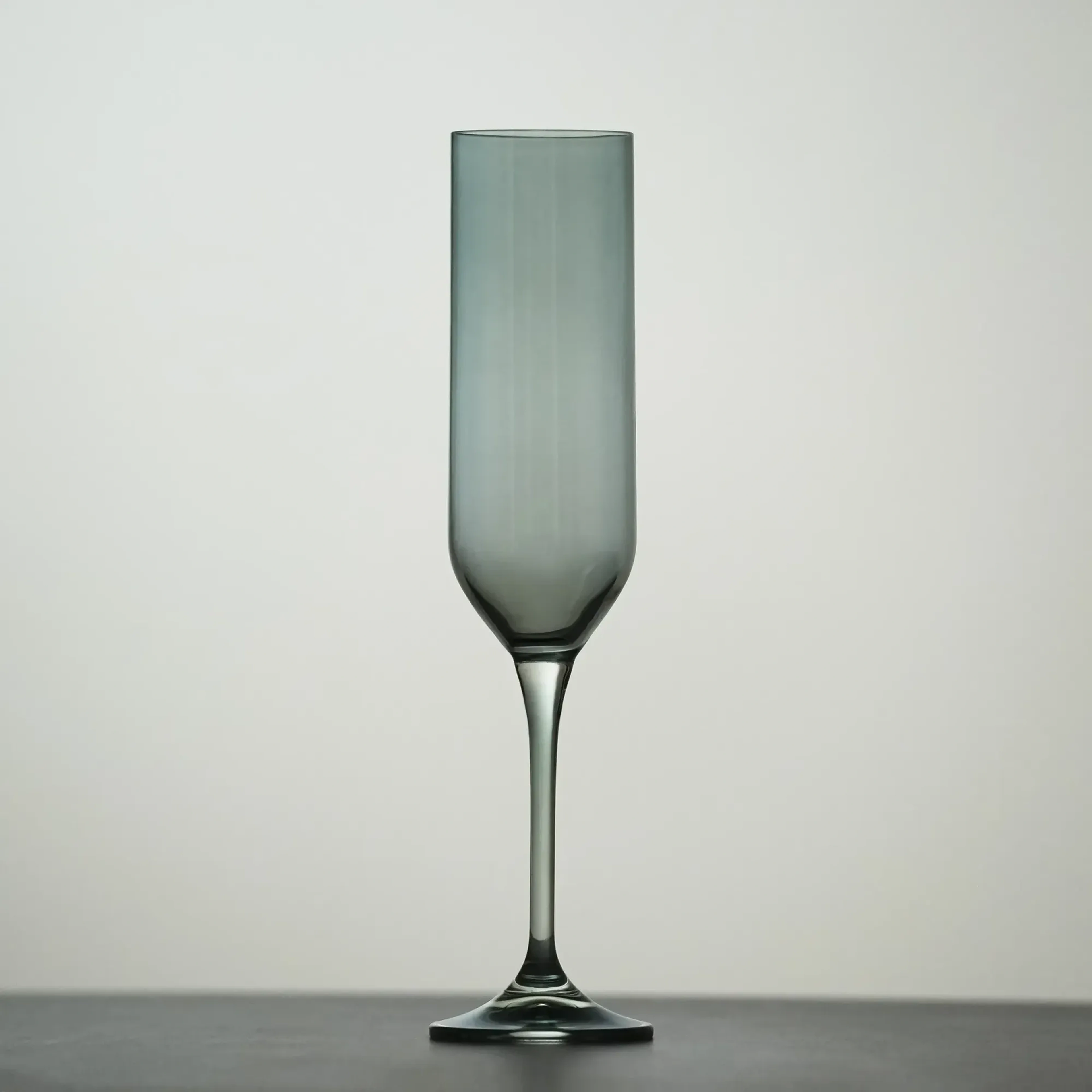 Qua Home Sunset Kristal Şampanya Kadehi Koyu Yeşil 200 cc