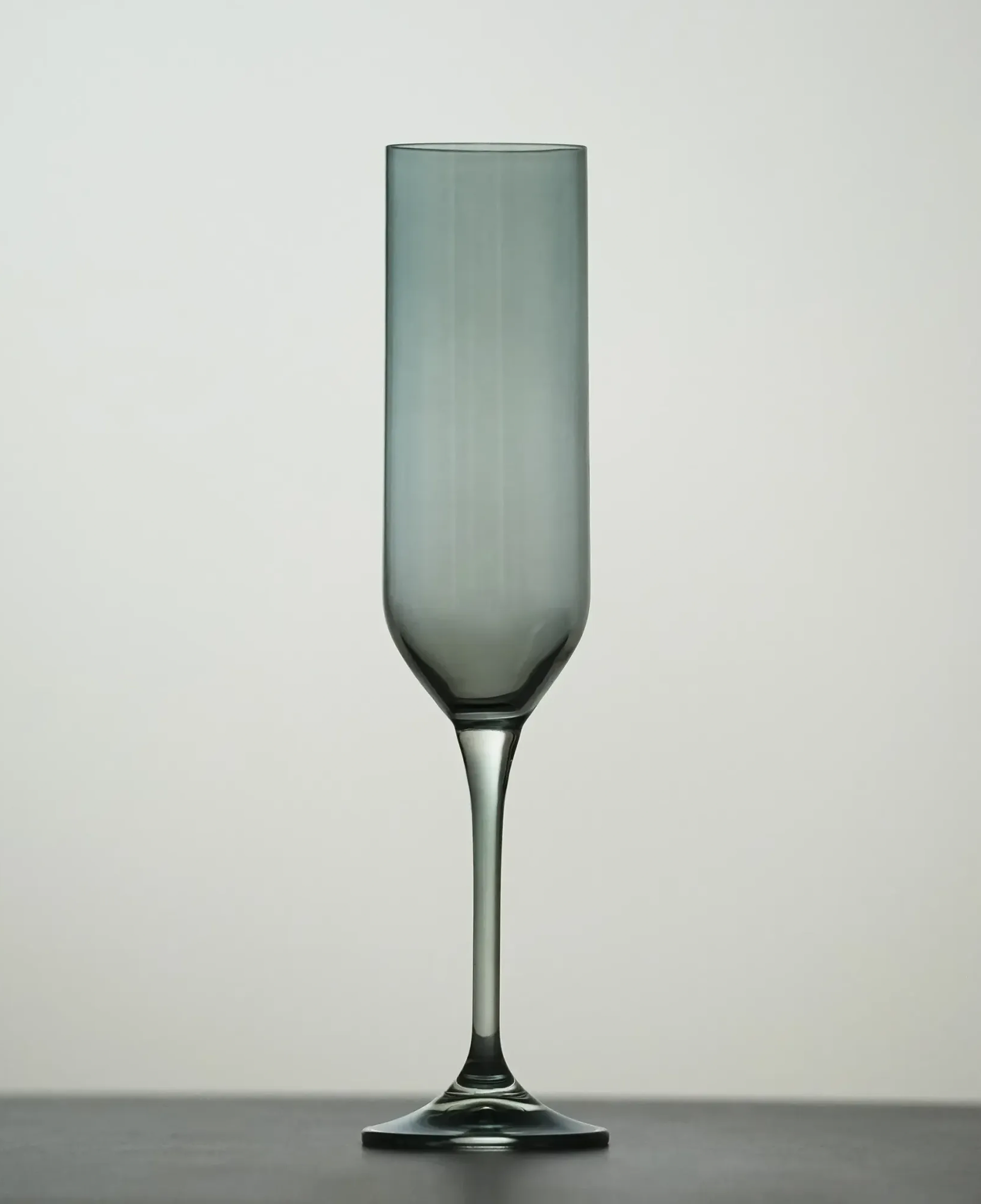 Qua Home Sunset Kristal Şampanya Kadehi Koyu Yeşil 200 cc