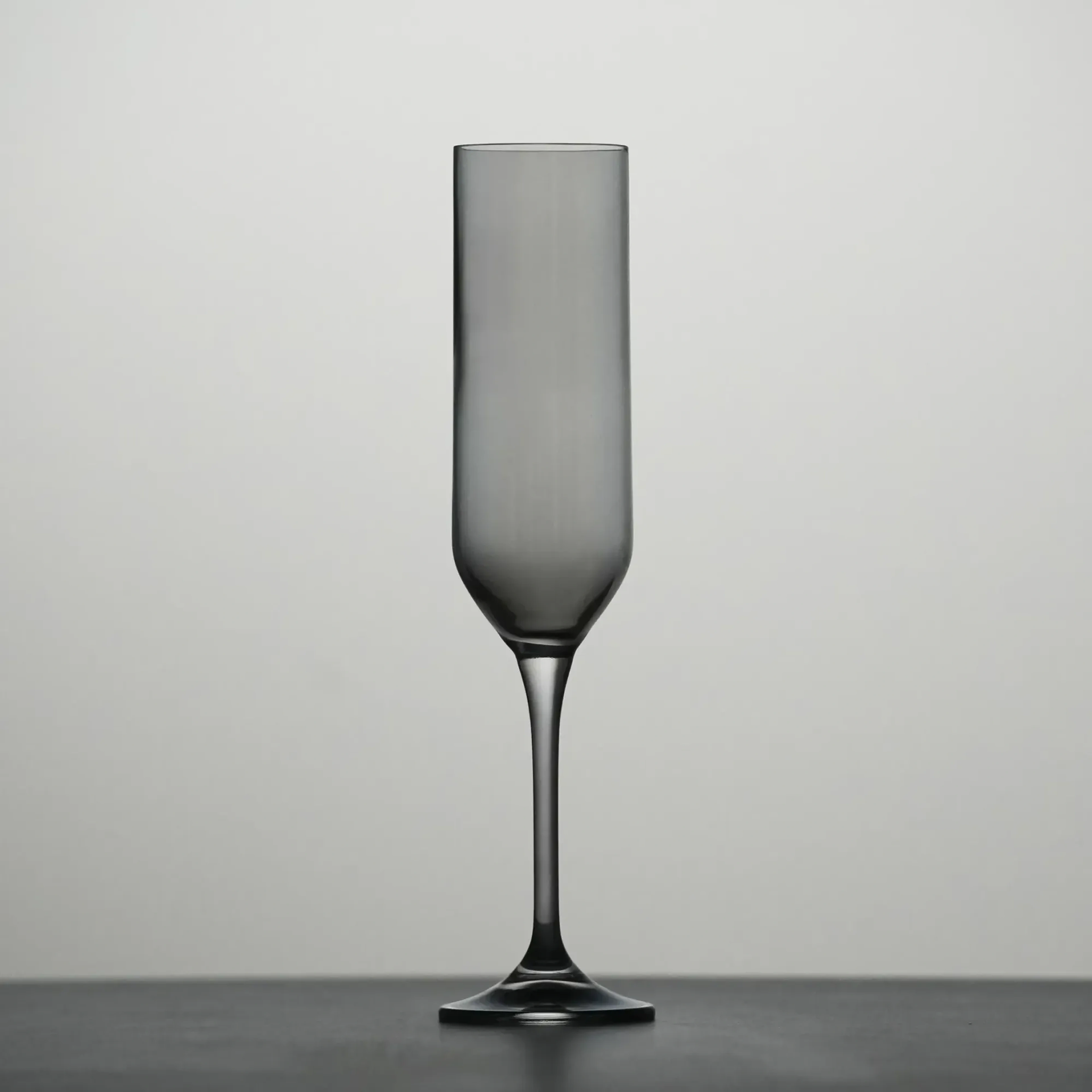 Qua Home Sunset Kristal Şampanya Kadehi Antrasit 200 cc