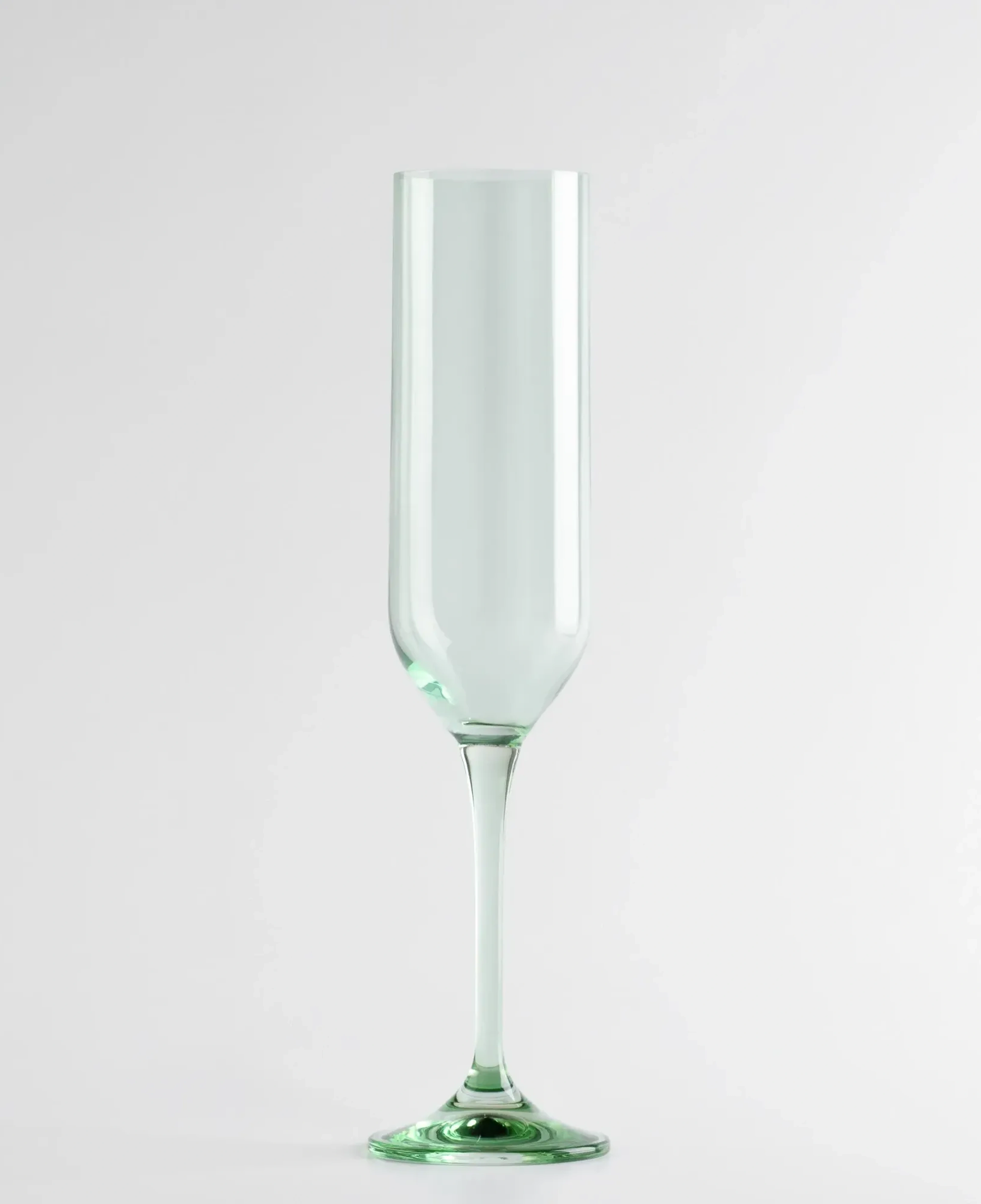 Qua Home Sunset Kristal Şampanya Kadehi Yeşil 200 cc