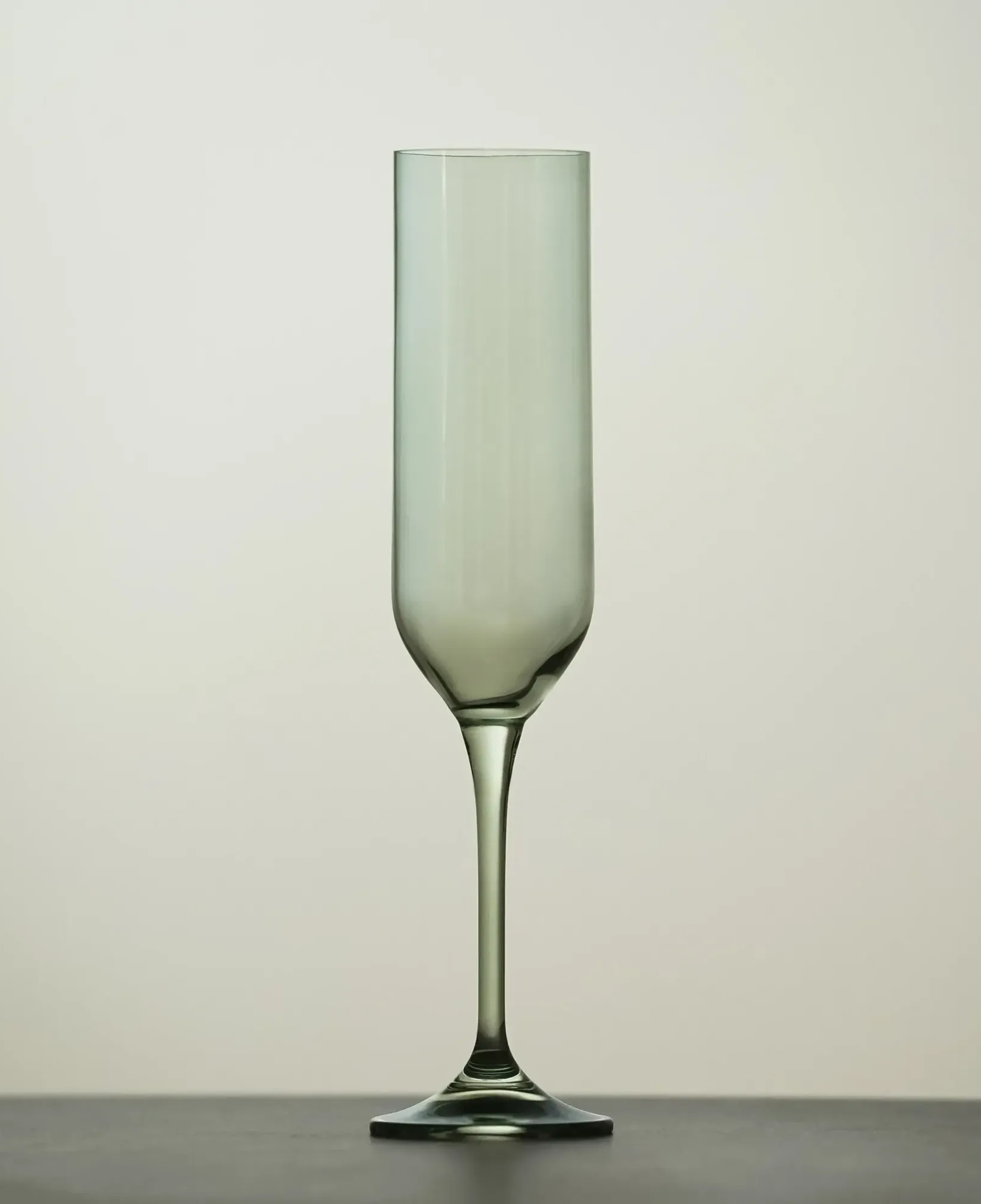 Qua Home Sunset Kristal Şampanya Kadehi Yeşil 200 cc