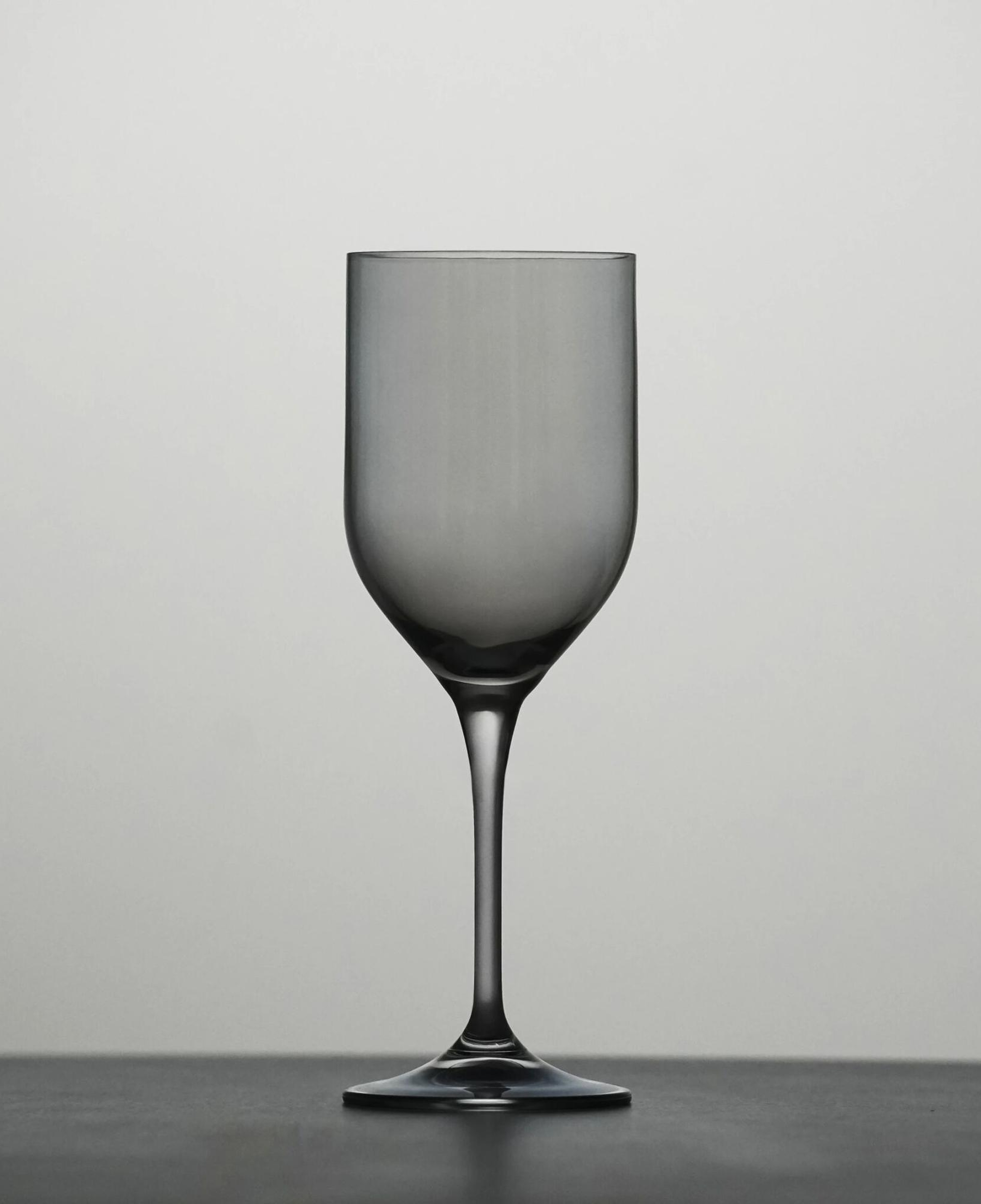 Qua Home Sunset Kristal Beyaz Şarap Kadehi Antrasit 330 cc