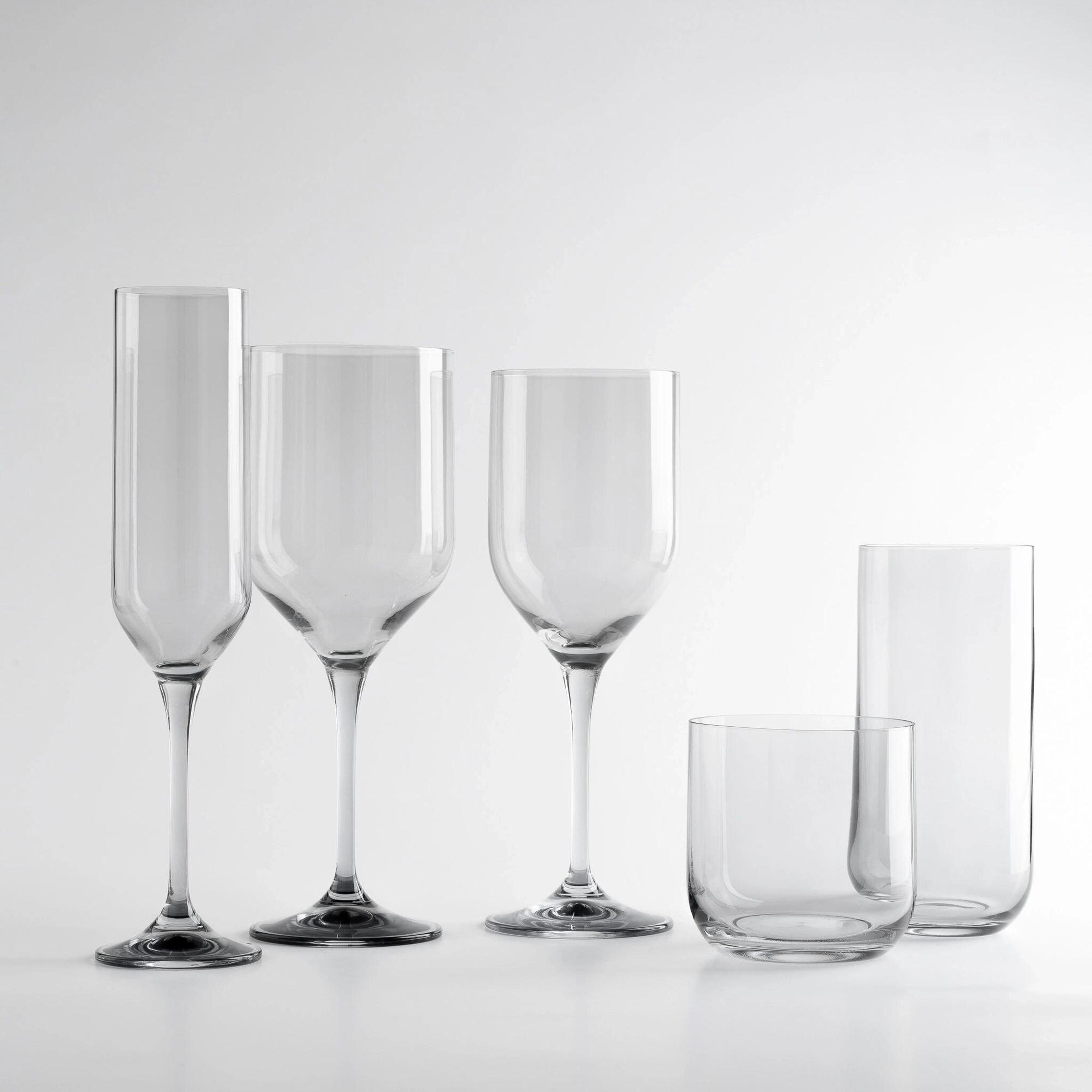 Qua Home Sunset Kristal Beyaz Şarap Kadehi Antrasit 330 cc