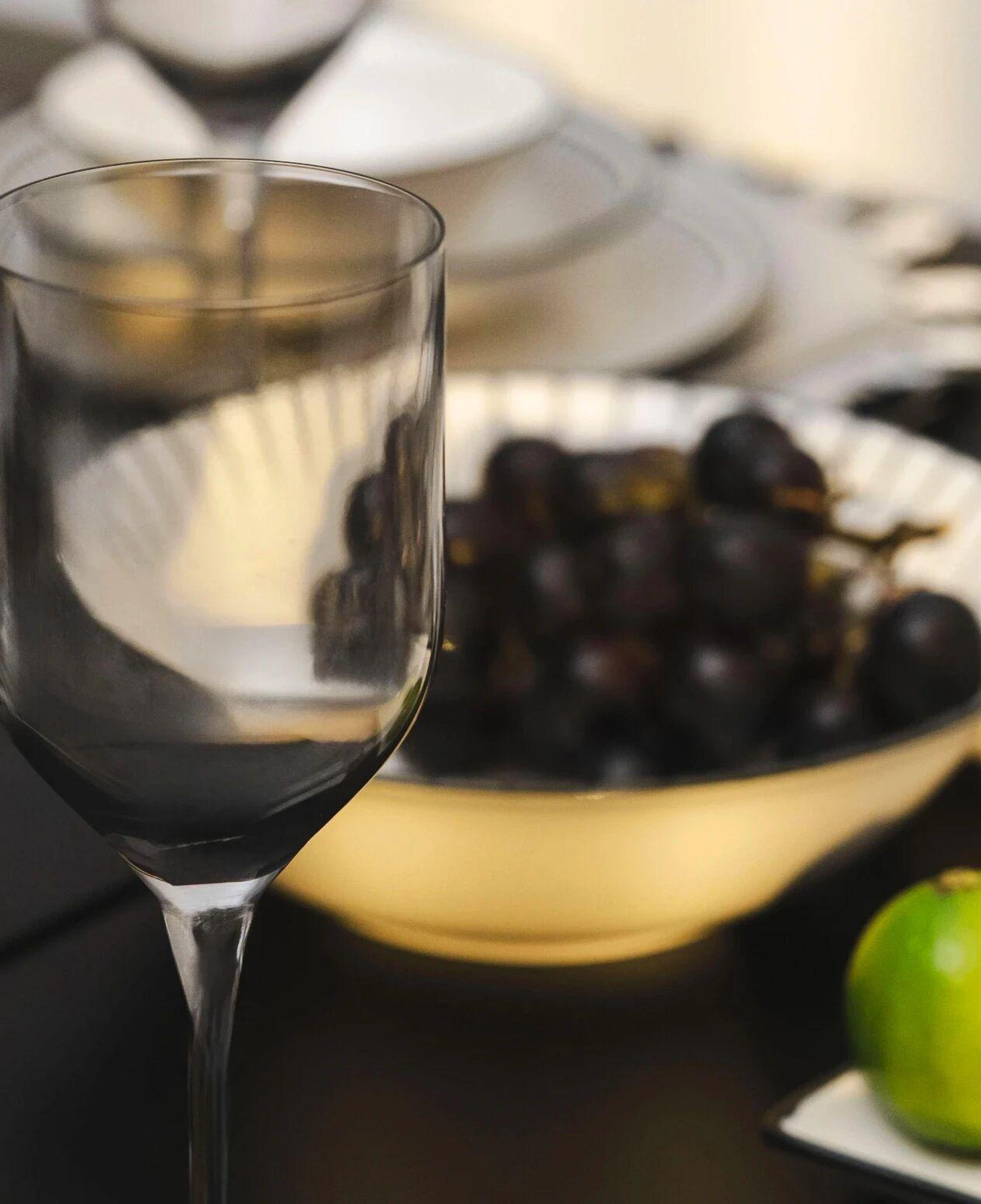 Qua Home Sunset Kristal Beyaz Şarap Kadehi Antrasit 330 cc