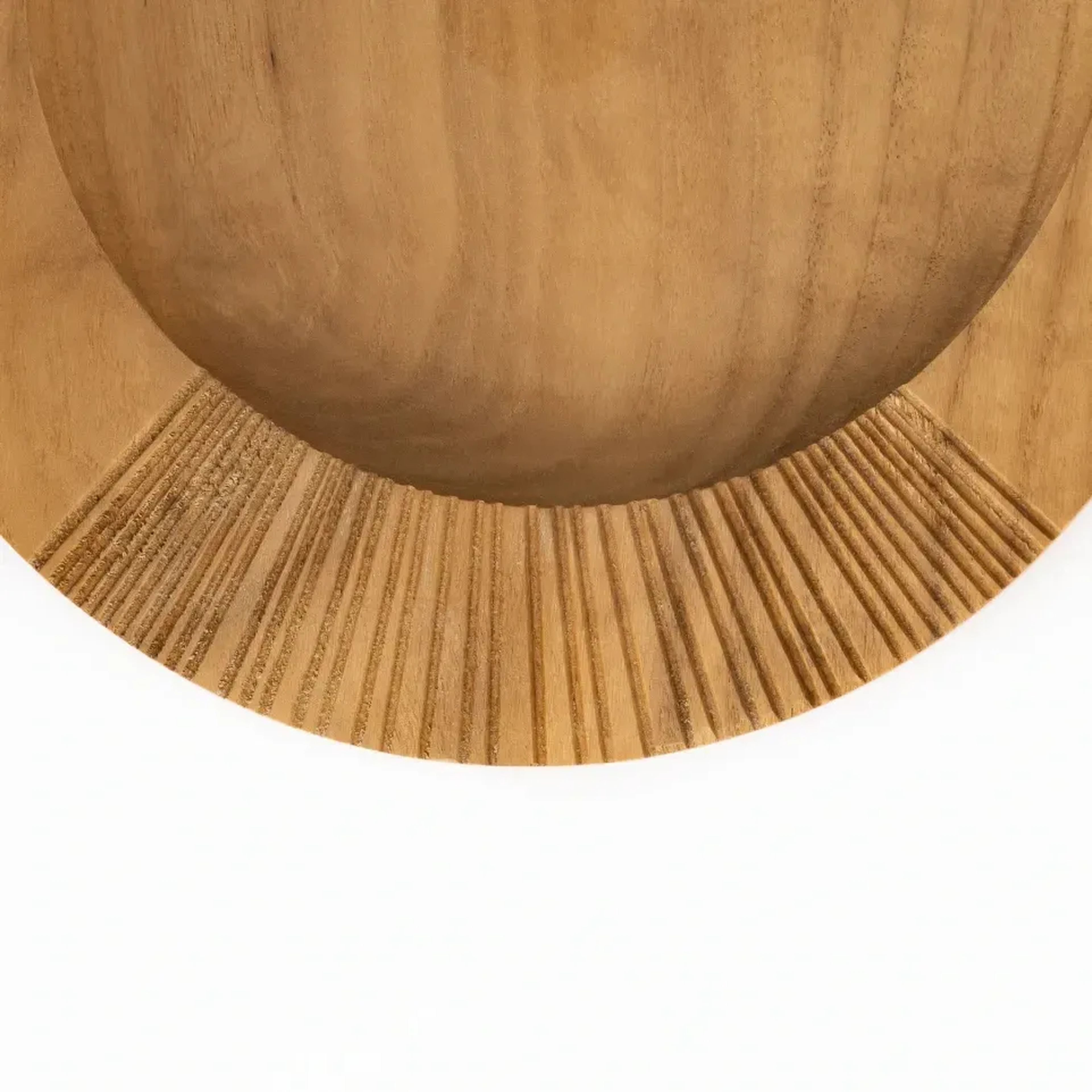 Qua Home Lyla Ceviz Ahşap Dekoratif Tabak 25x25x2.5 cm