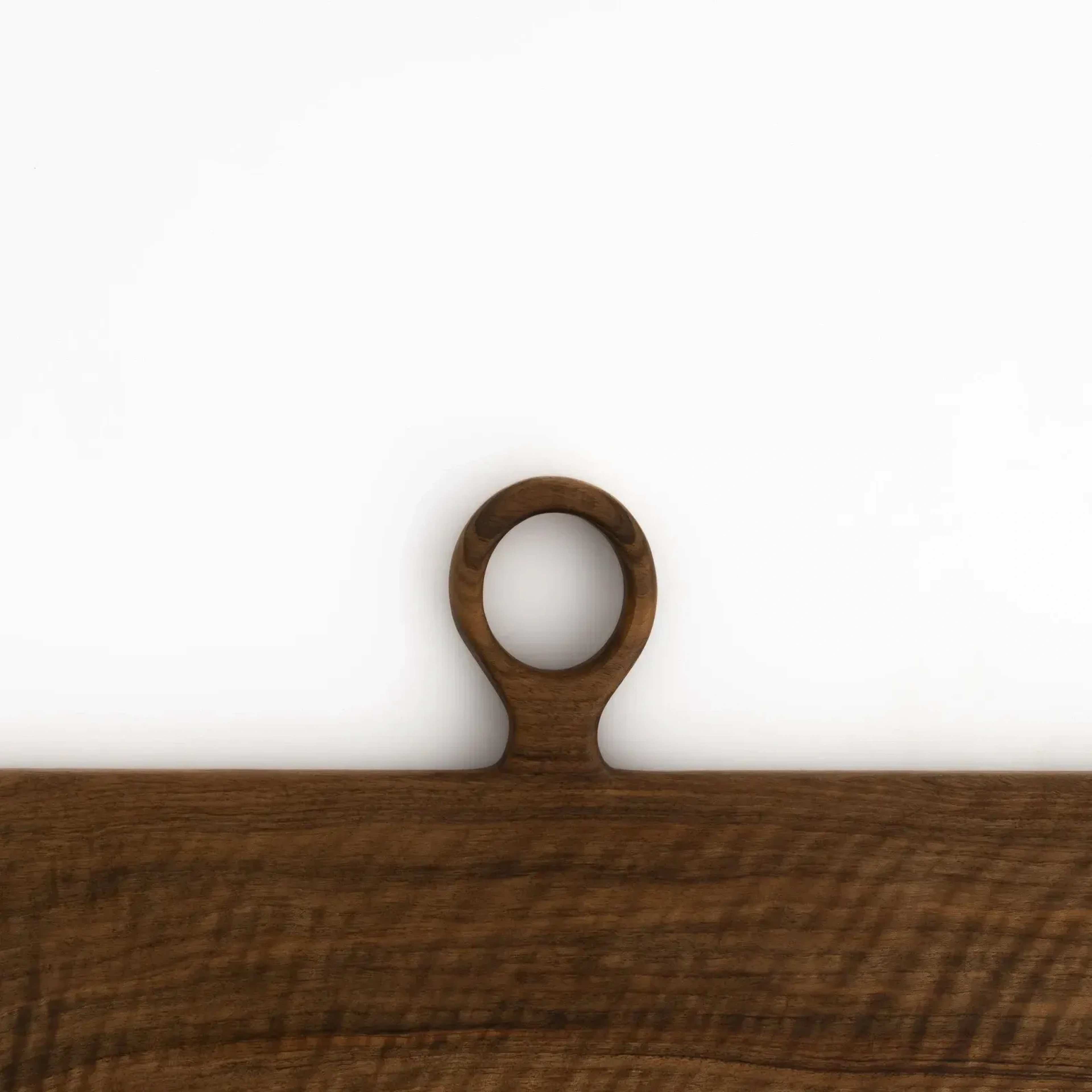 Qua Home Rox Ceviz Ahşap Kesme & Sunum Tahtası 50x21x1.8 cm