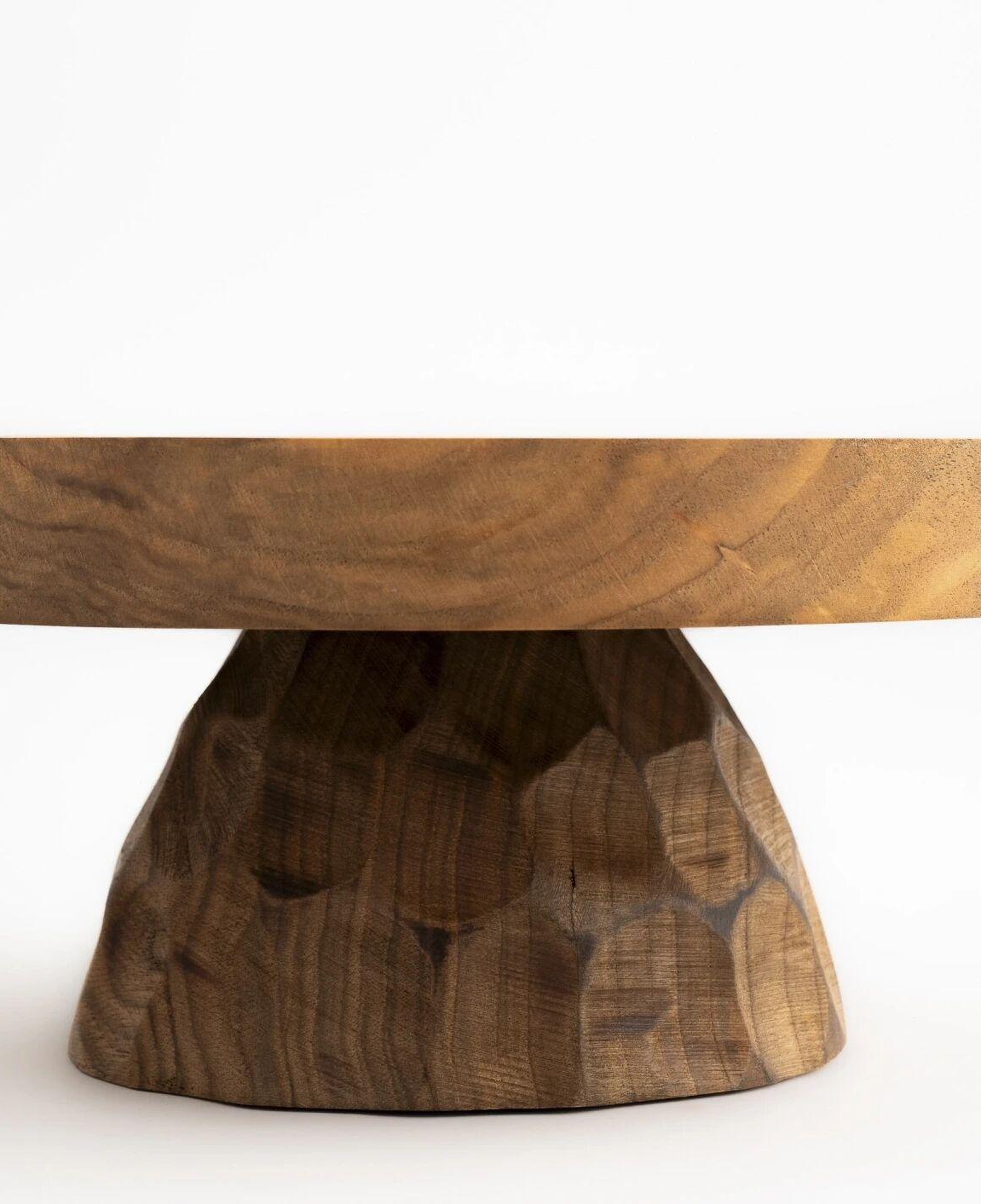 Qua Home Gio Ceviz Ahşap Ayaklı Sunum Standı 20x20x9.5 cm