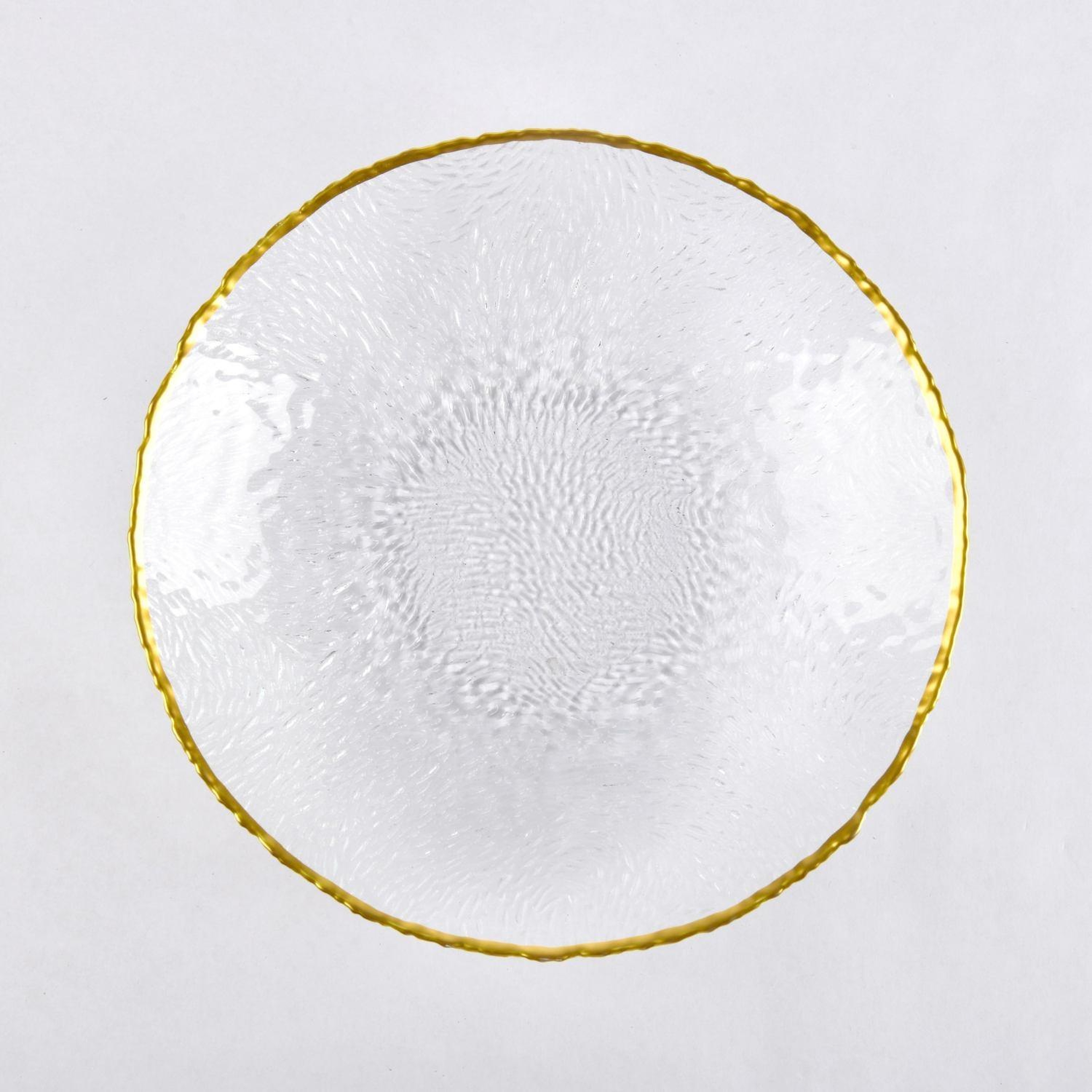 Qua Home Neva Gold Detaylı Çukur Tabak 20,4 cm