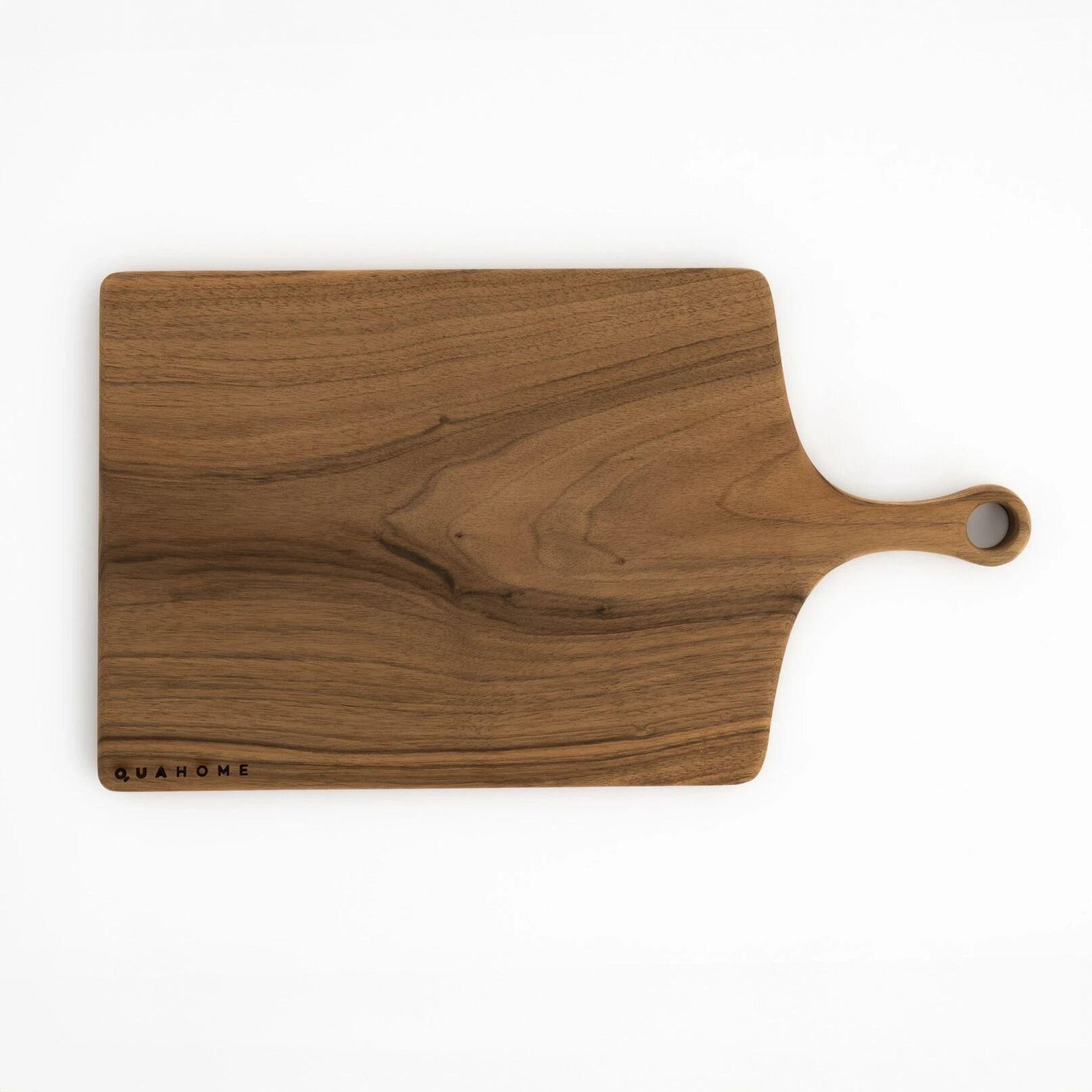 Qua Home Ira Ceviz Ahşap Kesme & Sunum Tahtası 44x25x1.8 cm