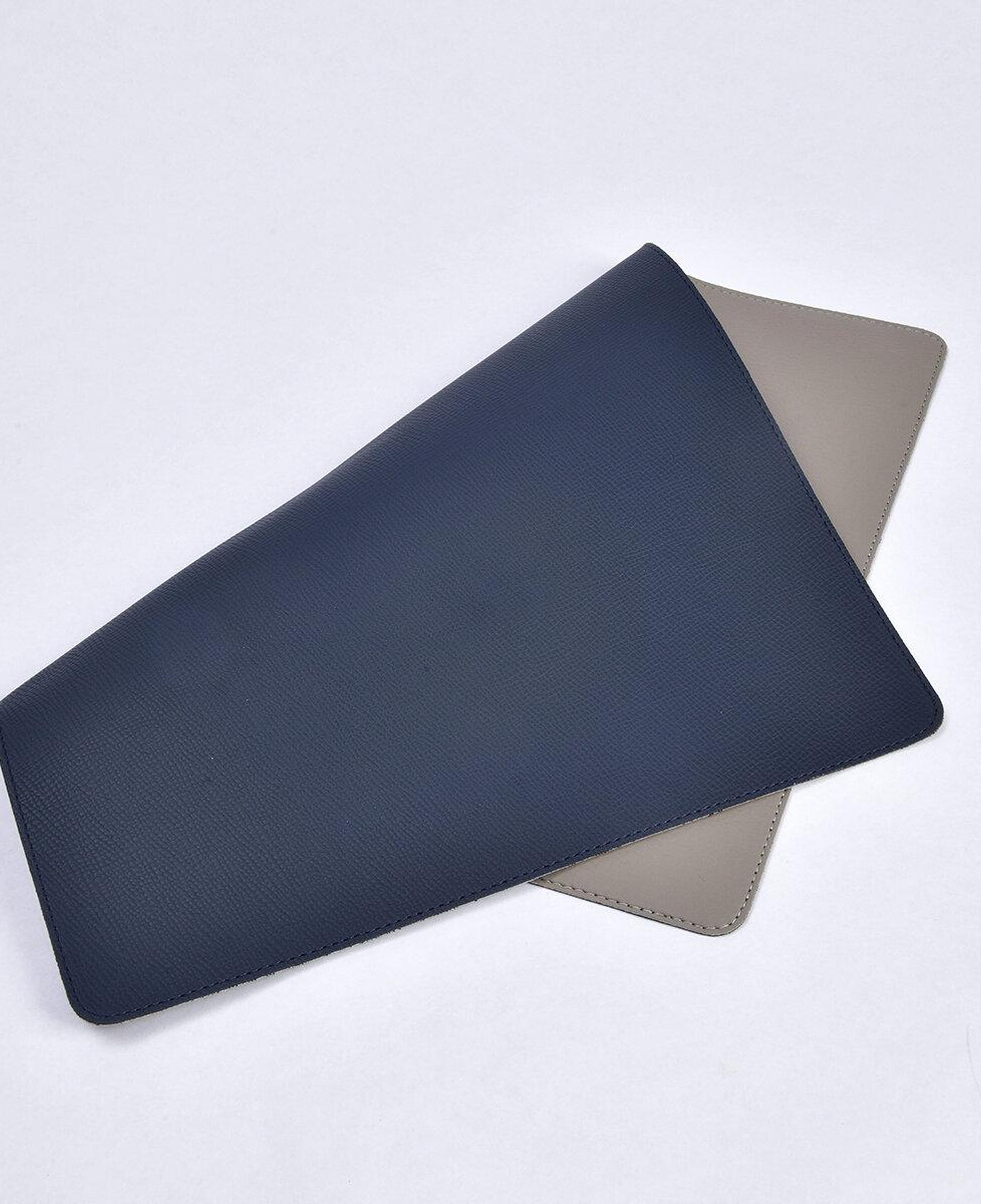 Qua Home Jules Çift Renkli Amerikan Servis Gri Lacivert 44x32,5 Cm