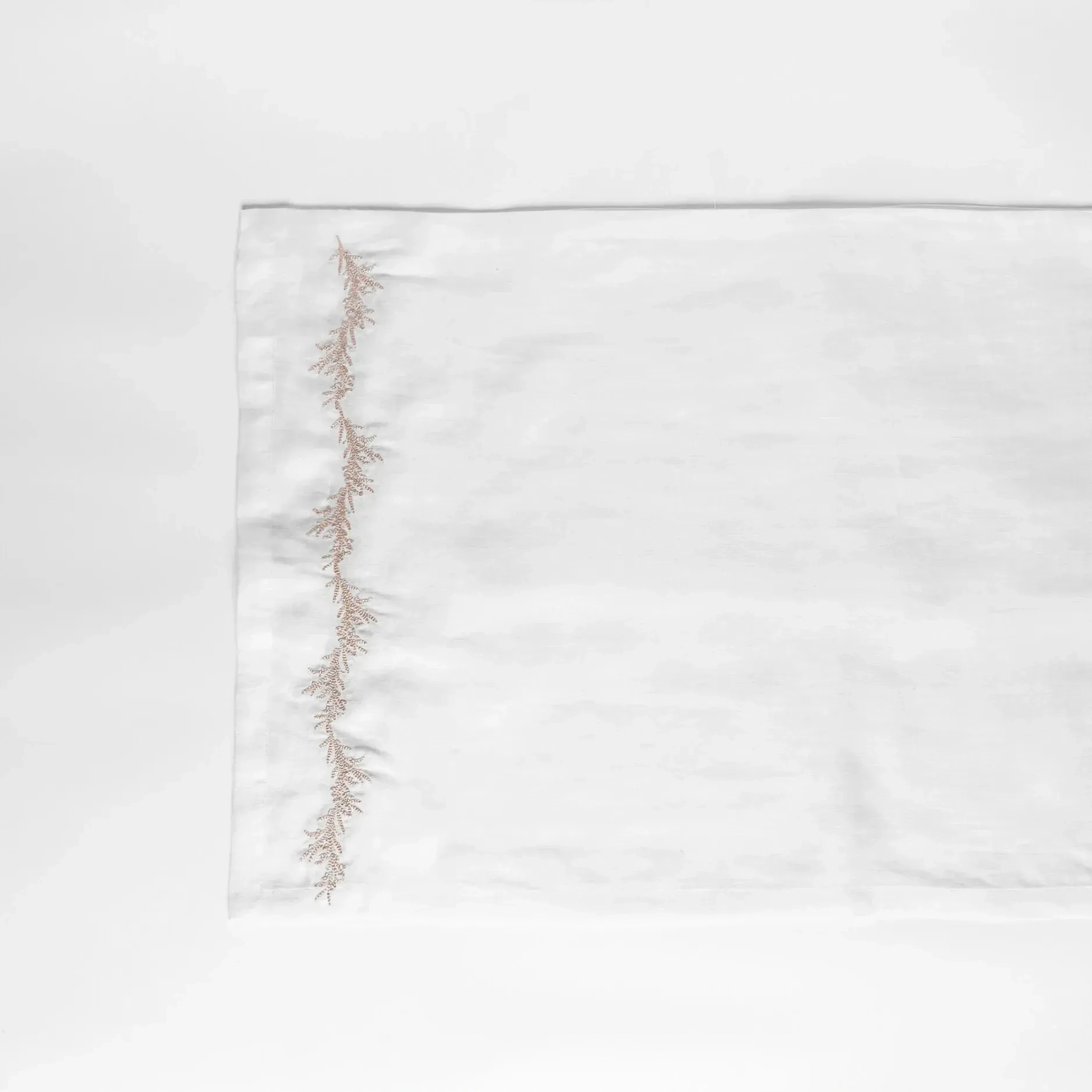 Qua Home Petite % 100 Keten Beyaz Amerikan Servis 35x50 cm