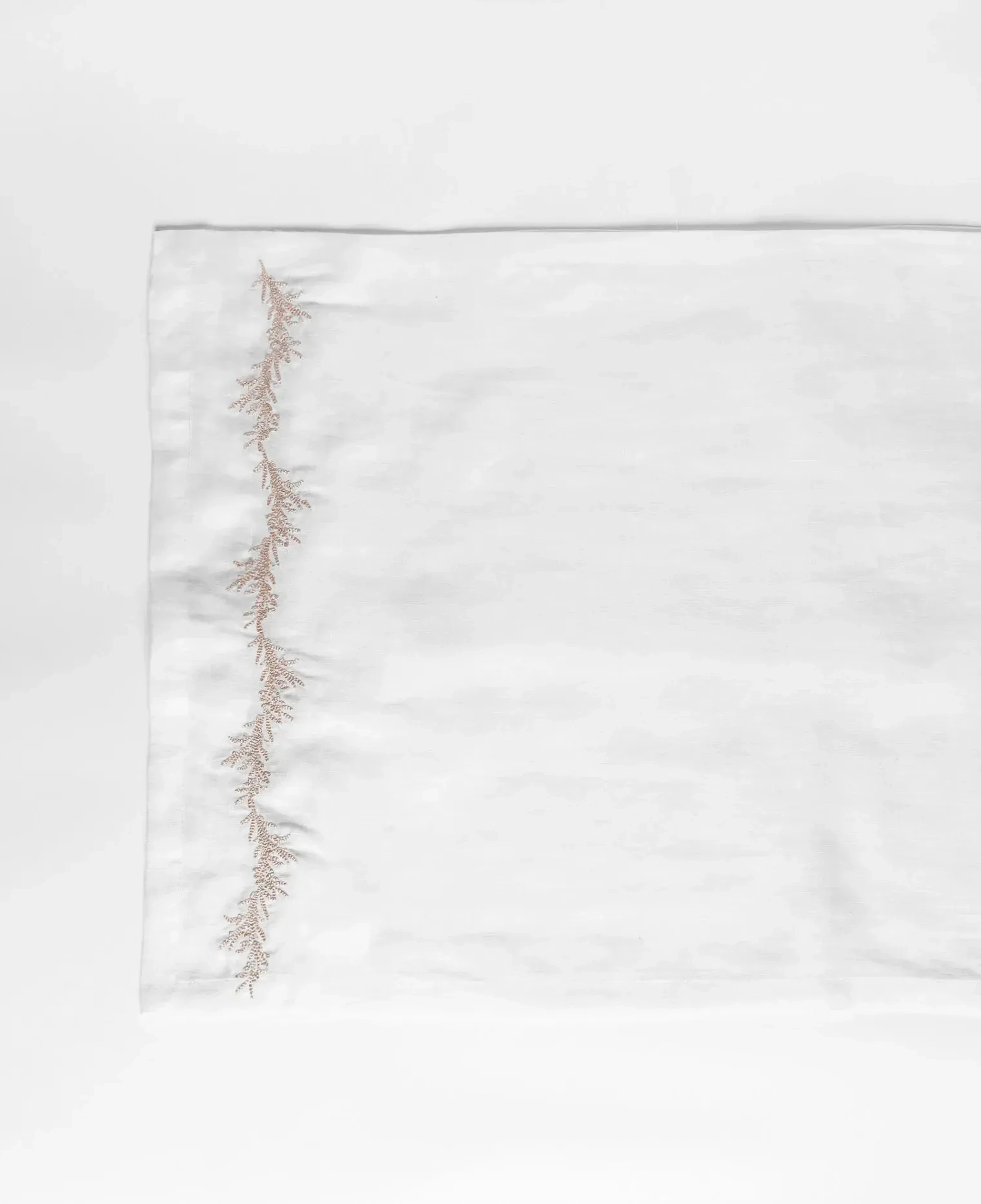 Qua Home Petite % 100 Keten Beyaz Amerikan Servis 35x50 cm