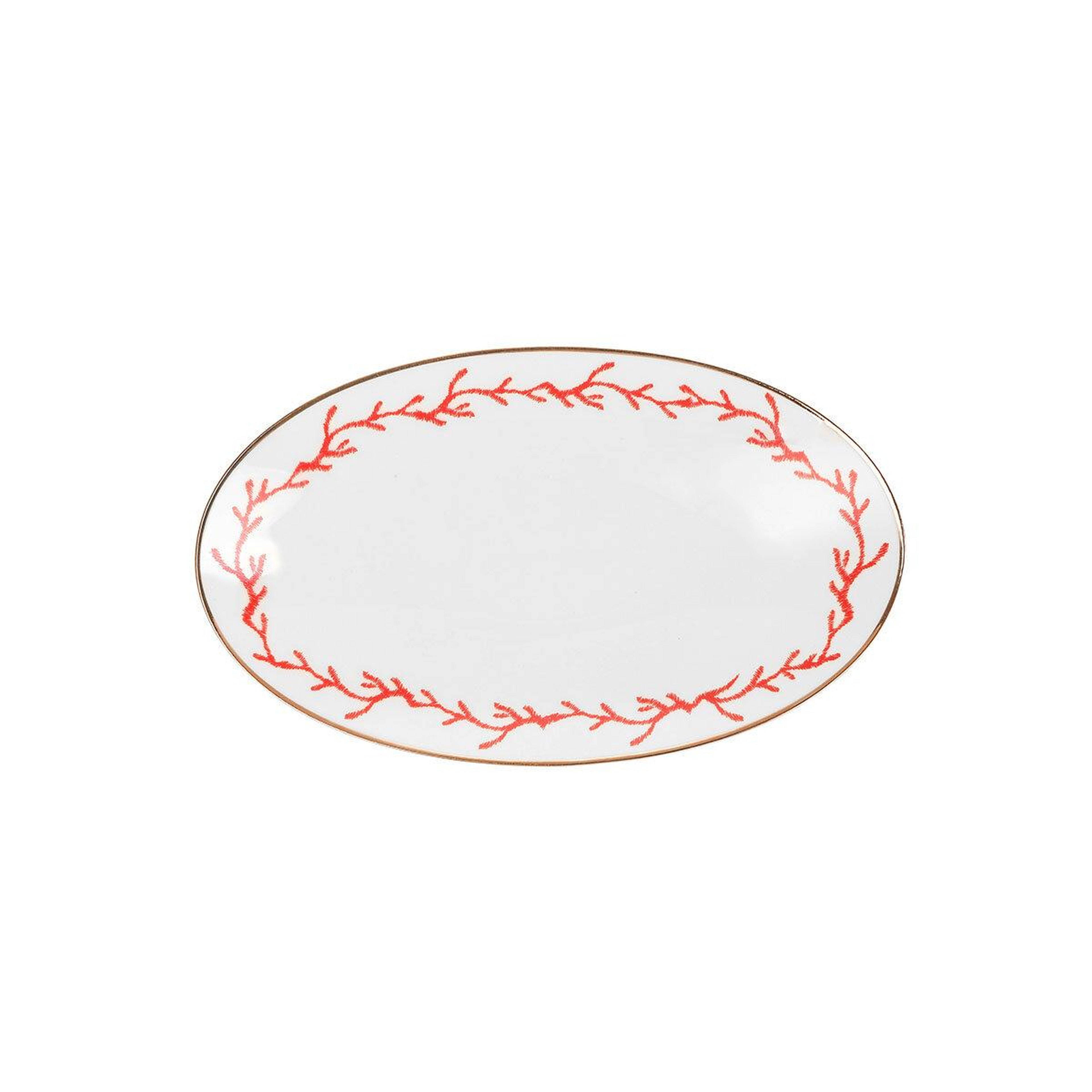 Qua Home Red Deep Kayık Tabak 24 Cm