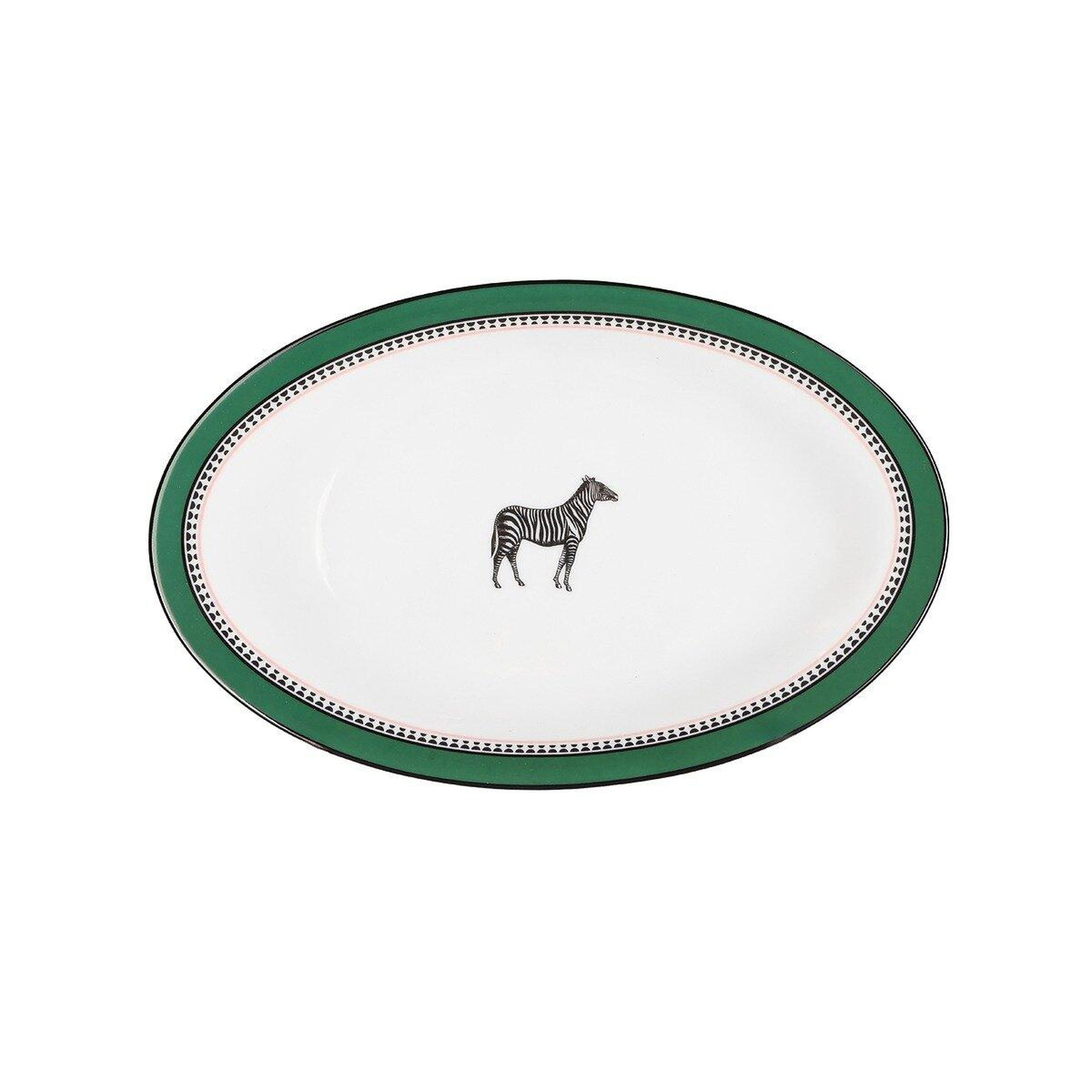 Qua Home Jungle Muse Kayık Tabak 27 Cm