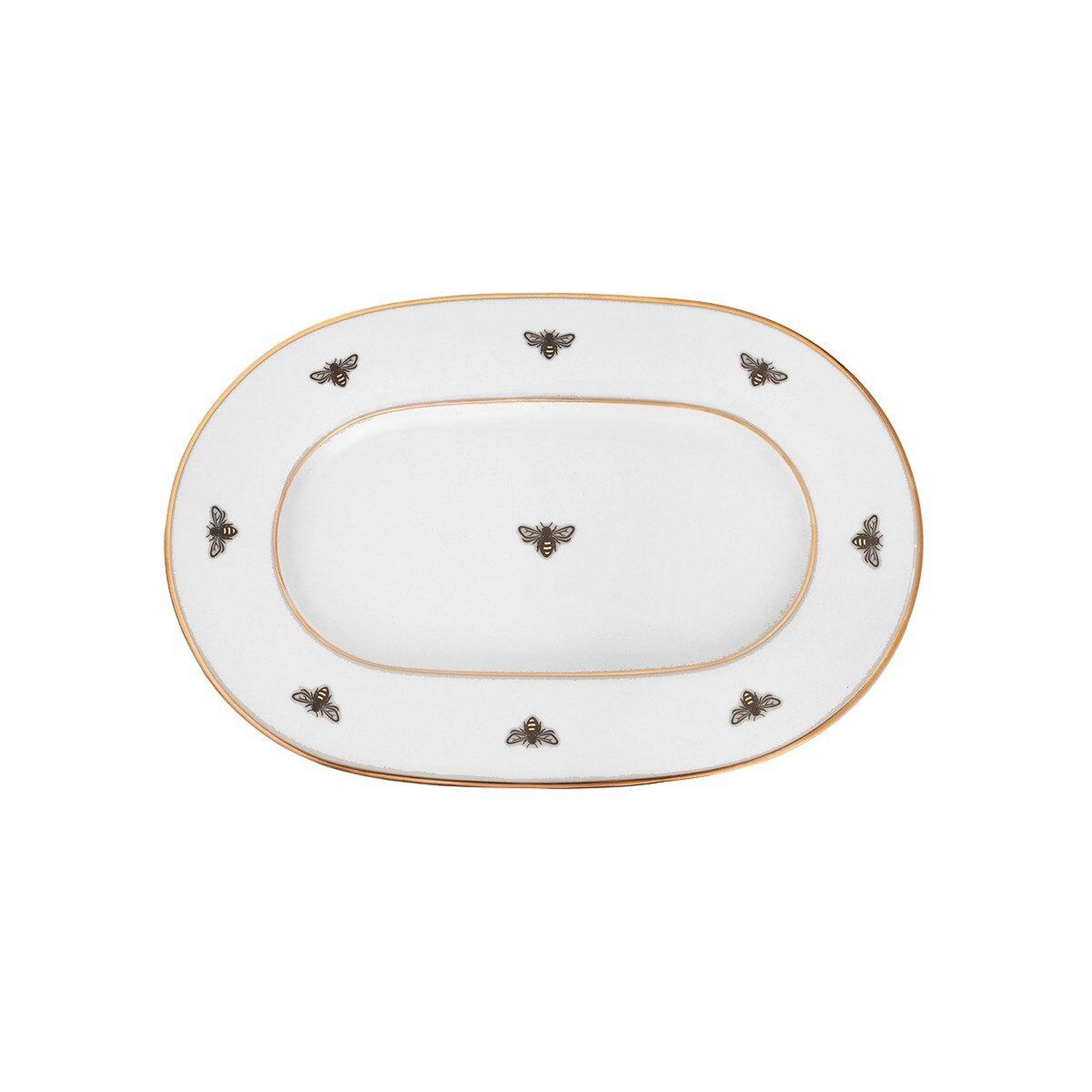 Qua Home Bee Royal Kayık Tabak 27 cm