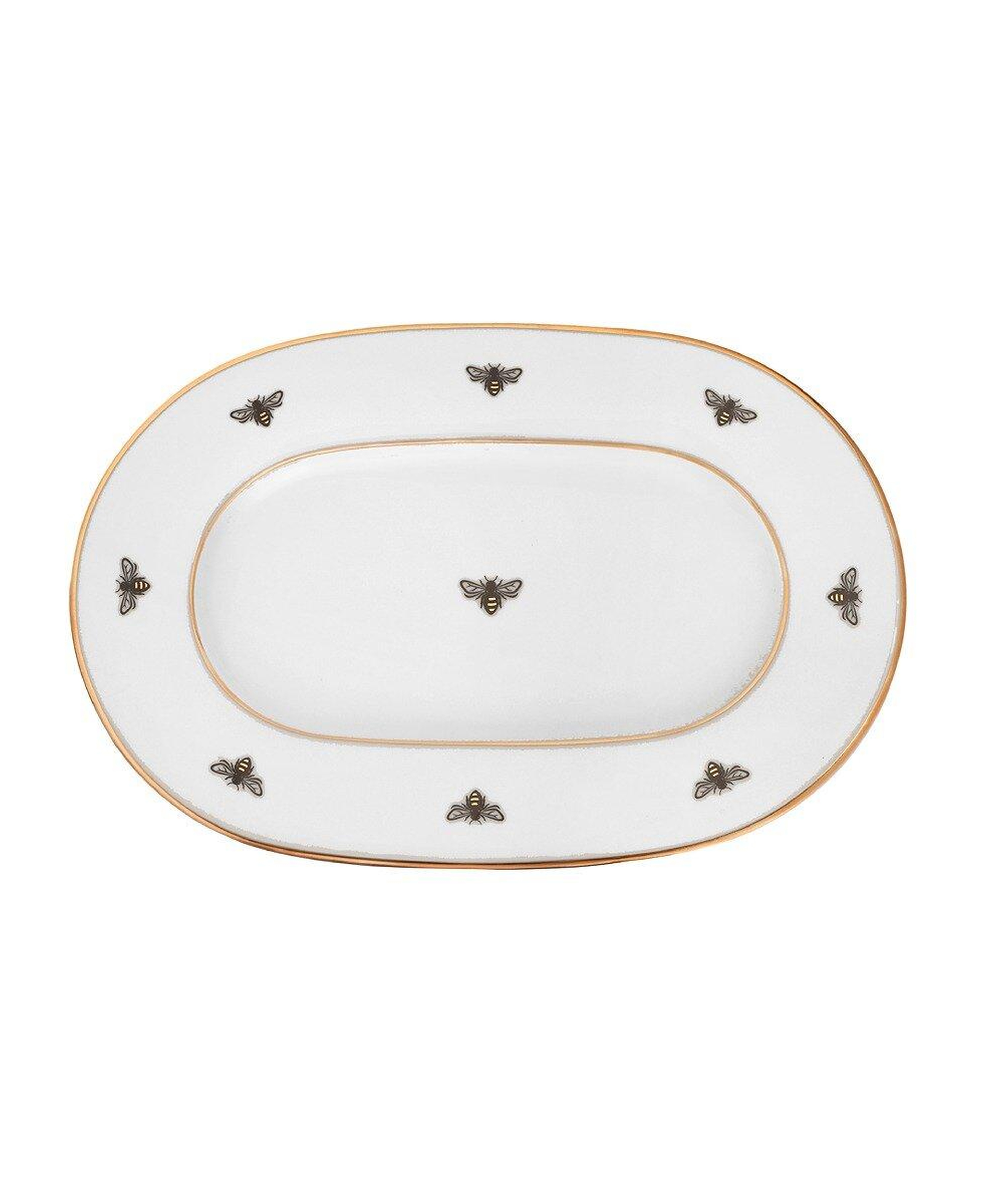 Qua Home Bee Royal Kayık Tabak 27 cm