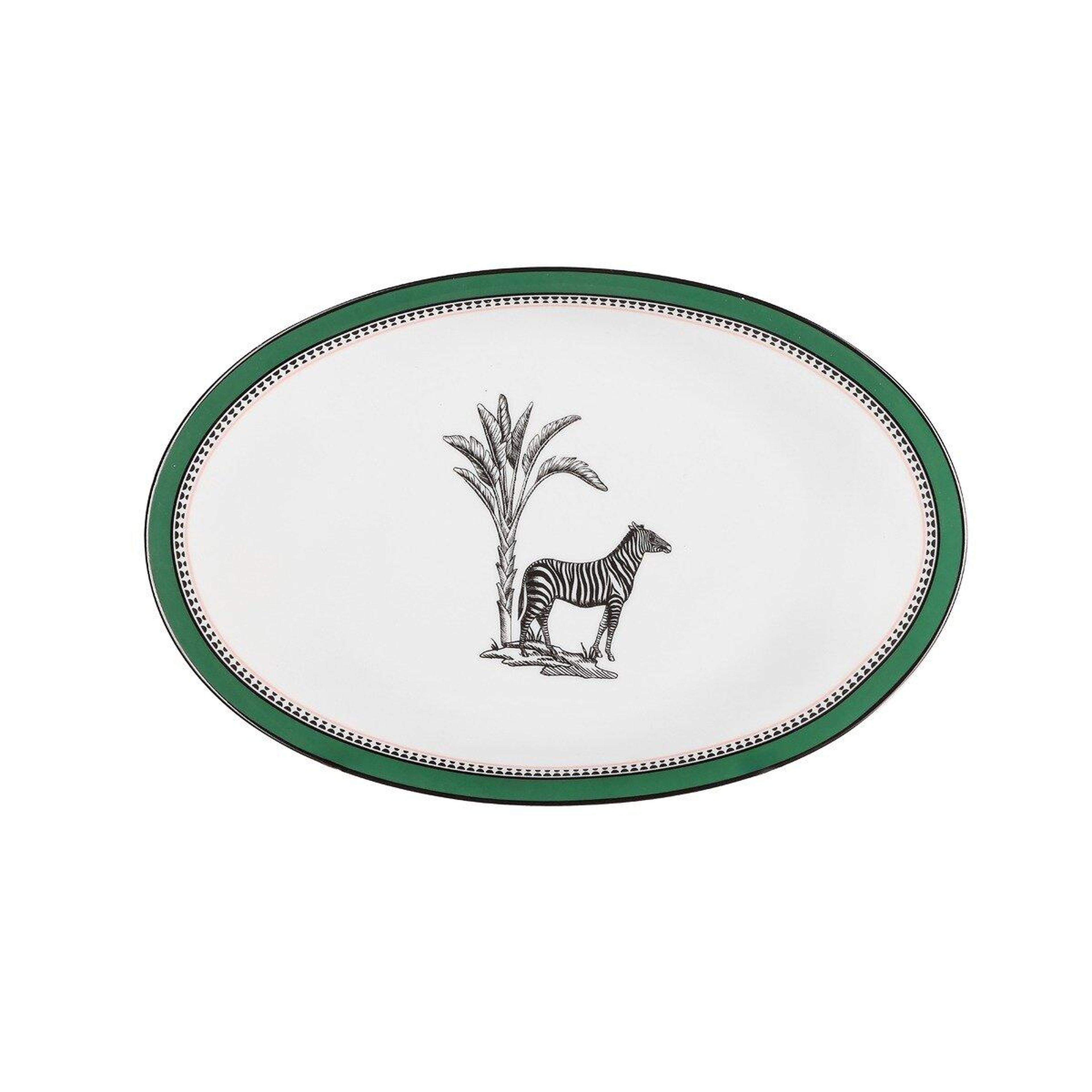 Qua Home Jungle Muse Kayık Tabak 32 Cm