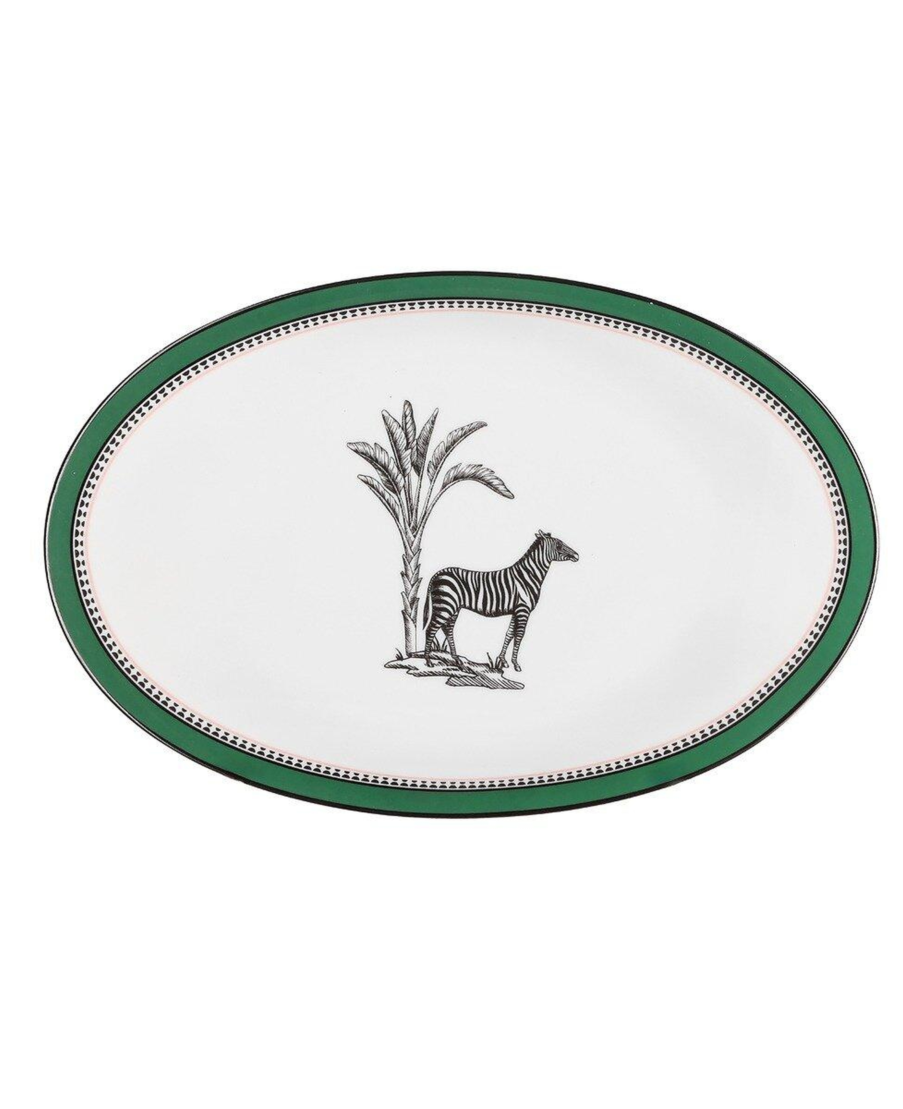 Qua Home Jungle Muse Kayık Tabak 32 Cm