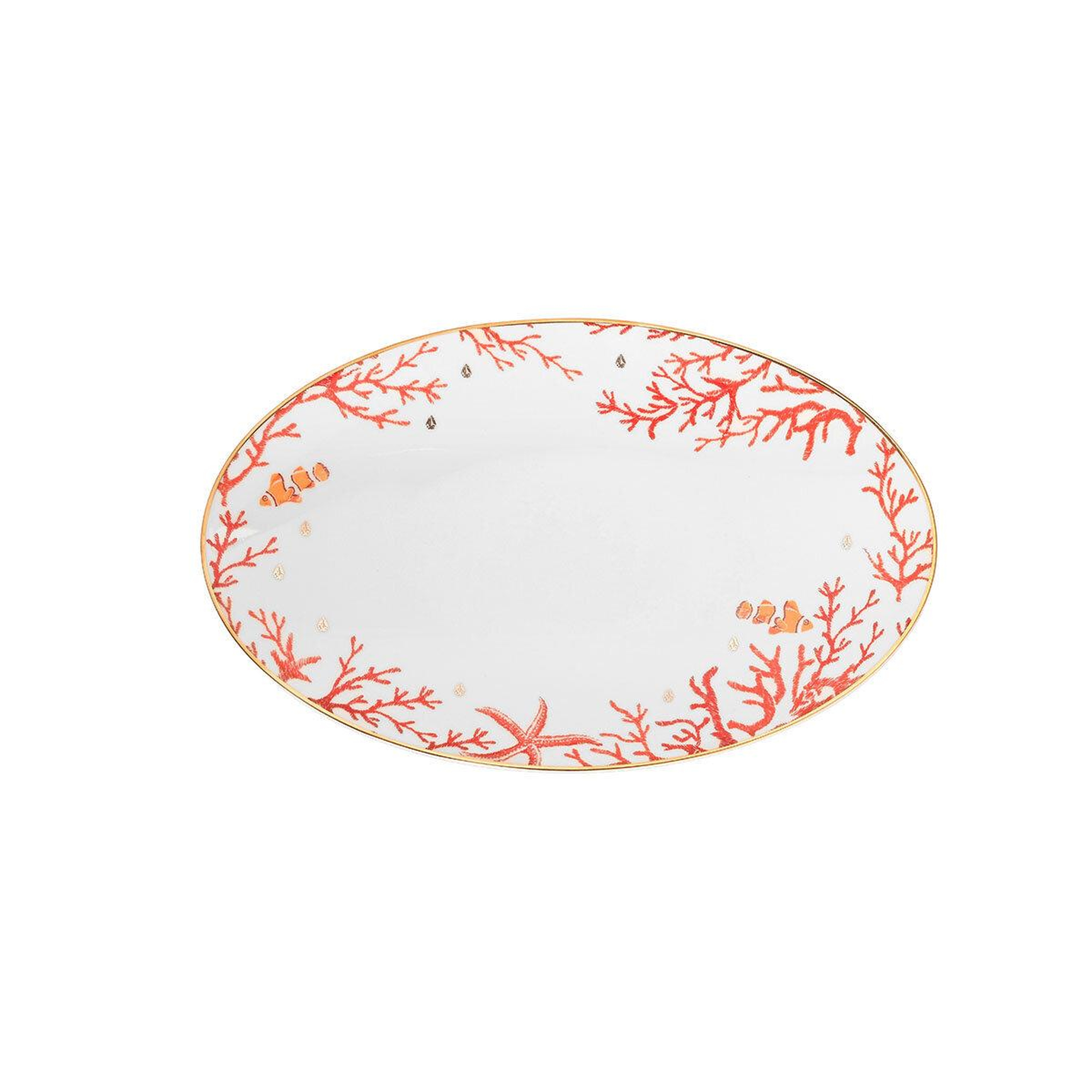 Qua Home Red Deep Kayık Tabak 32 Cm