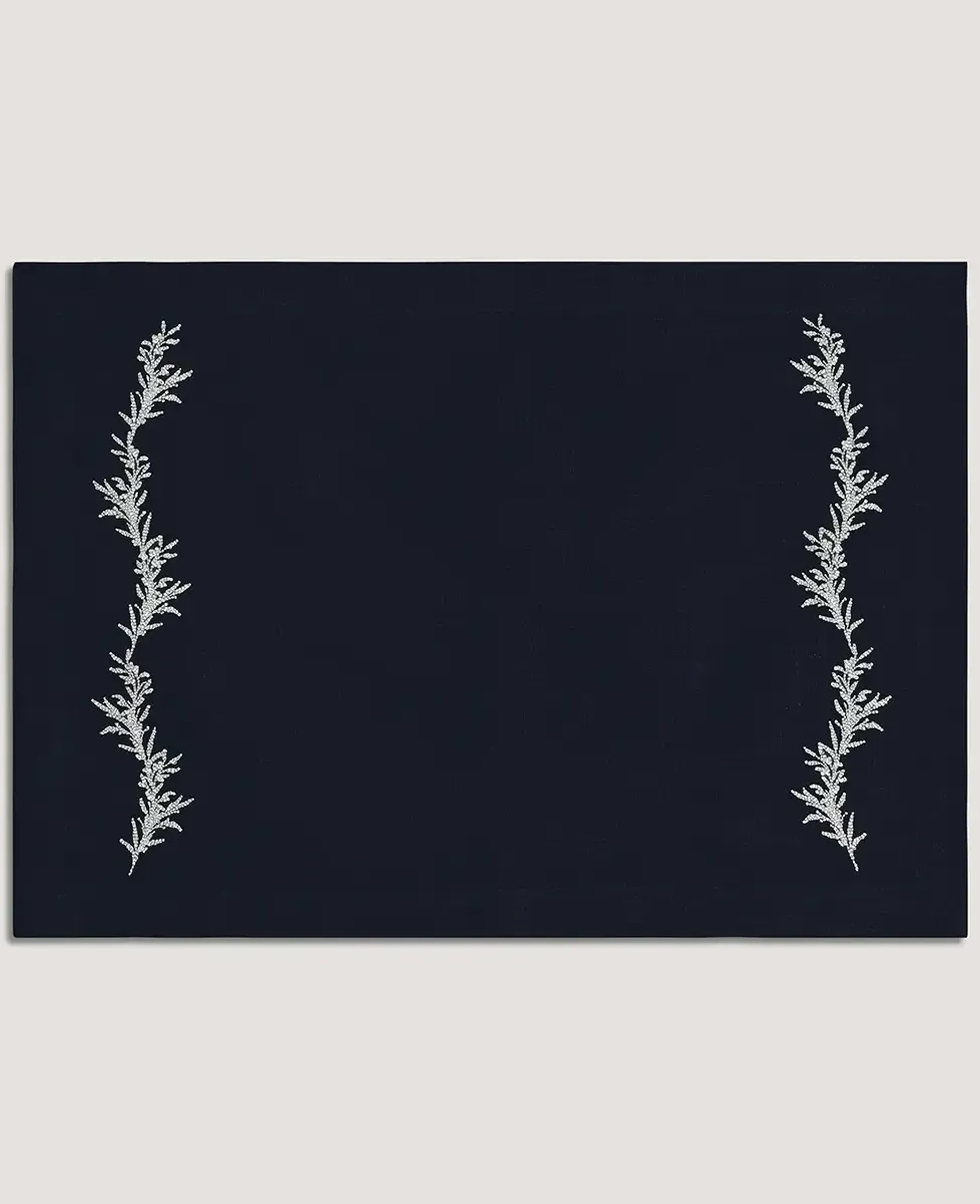 Qua Home Petite % 100 Keten Lacivert Amerikan Servis 35x50 cm