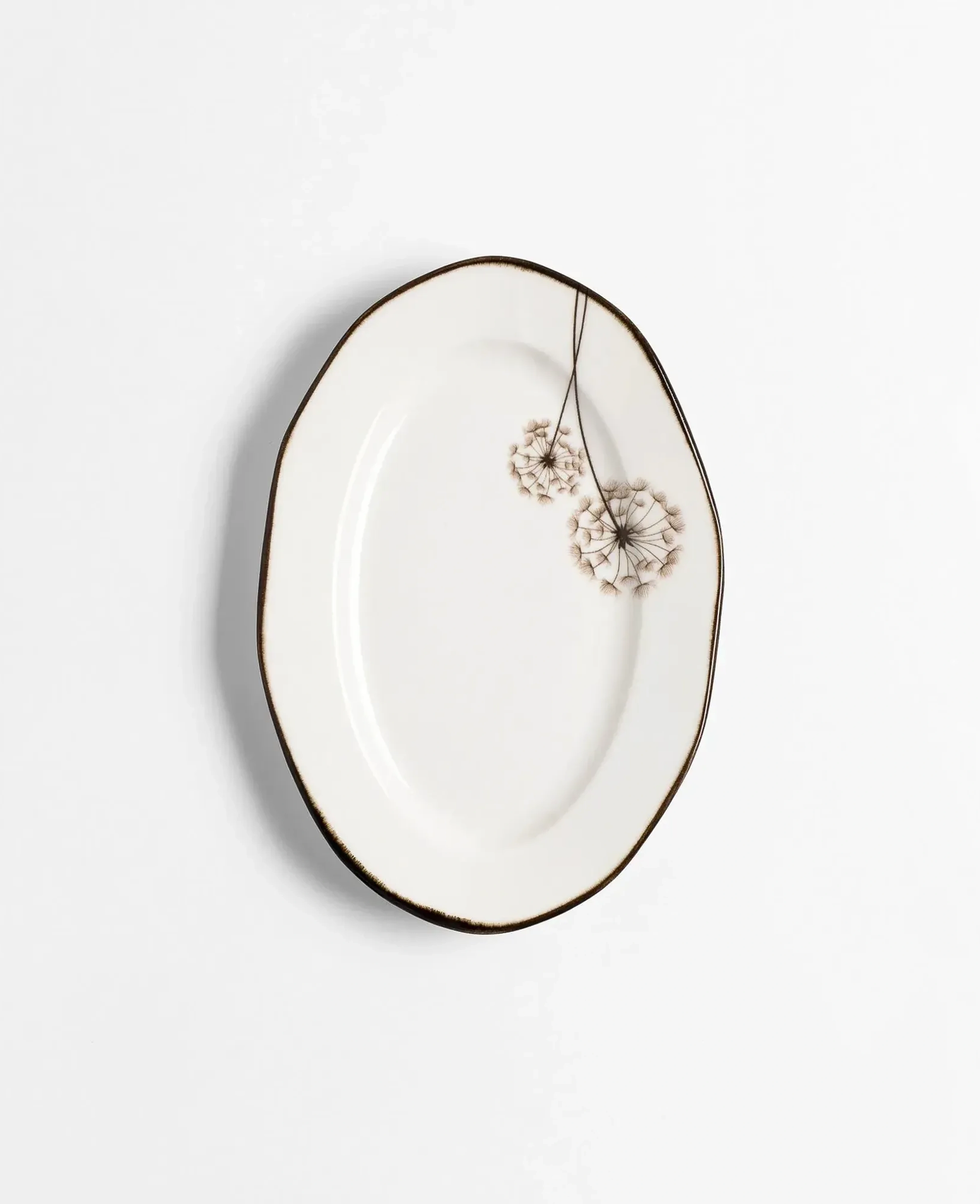 Qua Home Nash Desenli Kayık Tabak 25 cm