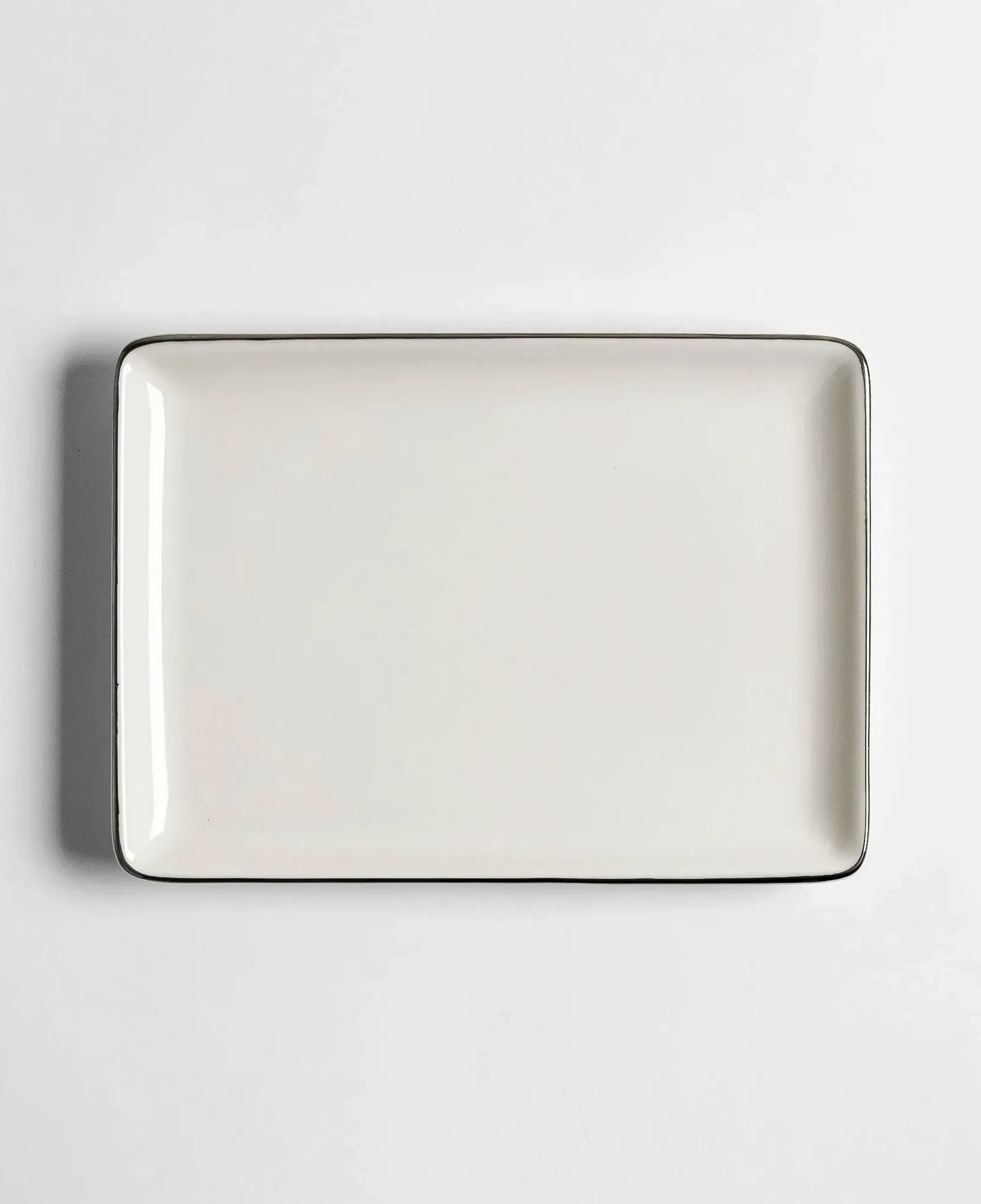 Qua Home Elias Platin Sunum Tabağı 13x18 cm