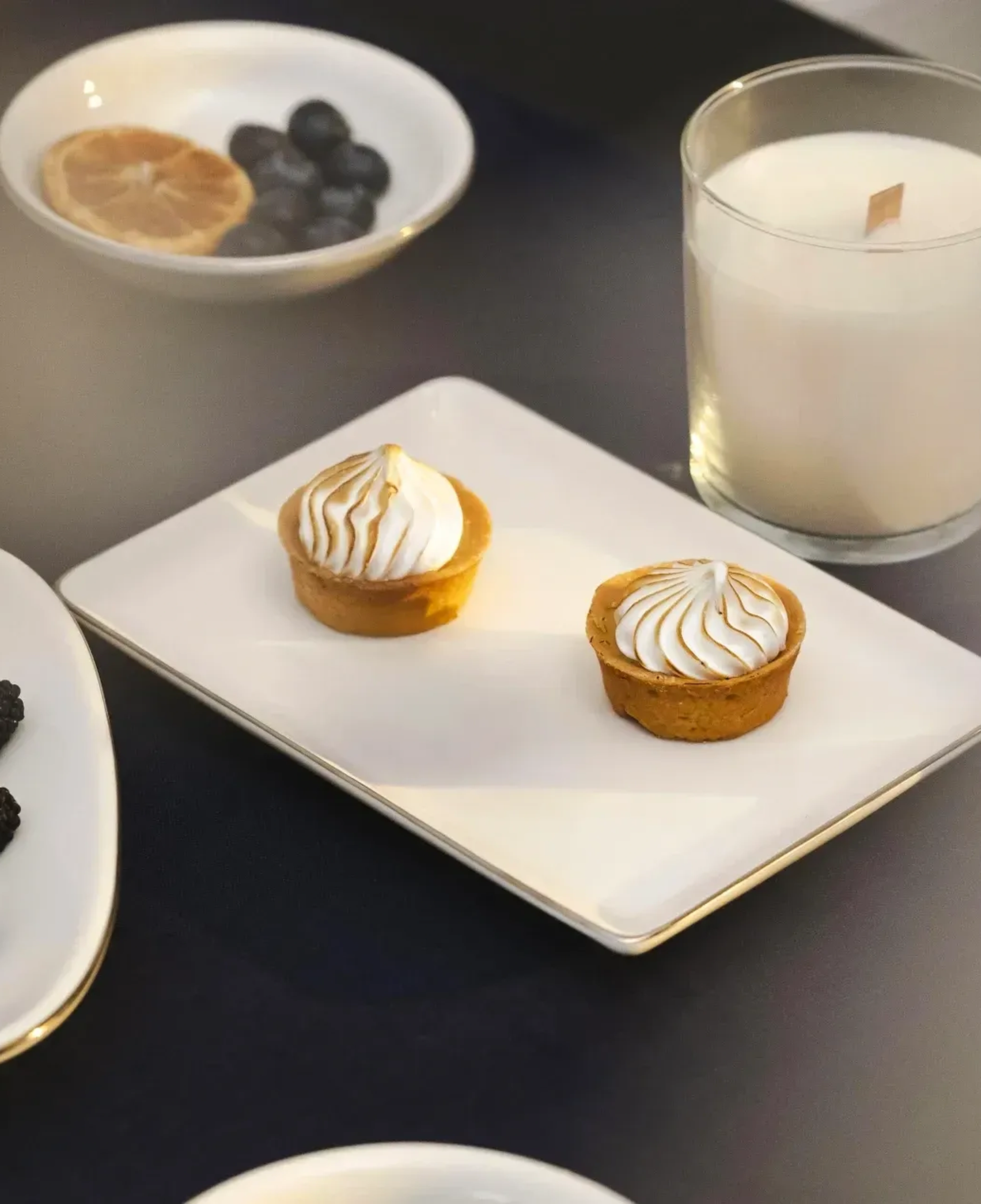 Qua Home Elias Platin Sunum Tabağı 13x18 cm