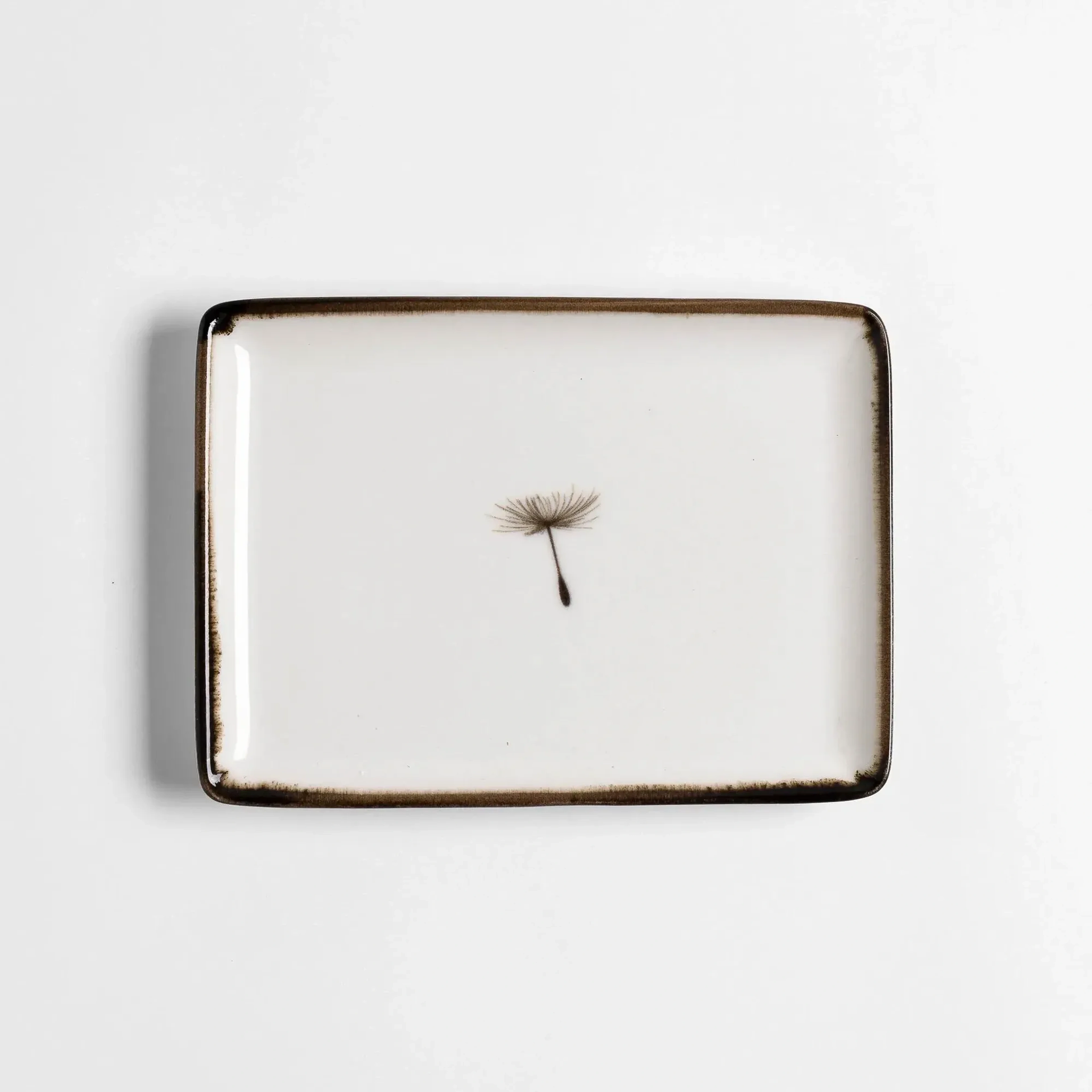 Qua Home Nash Desenli Sunum Tabağı 13x18 cm