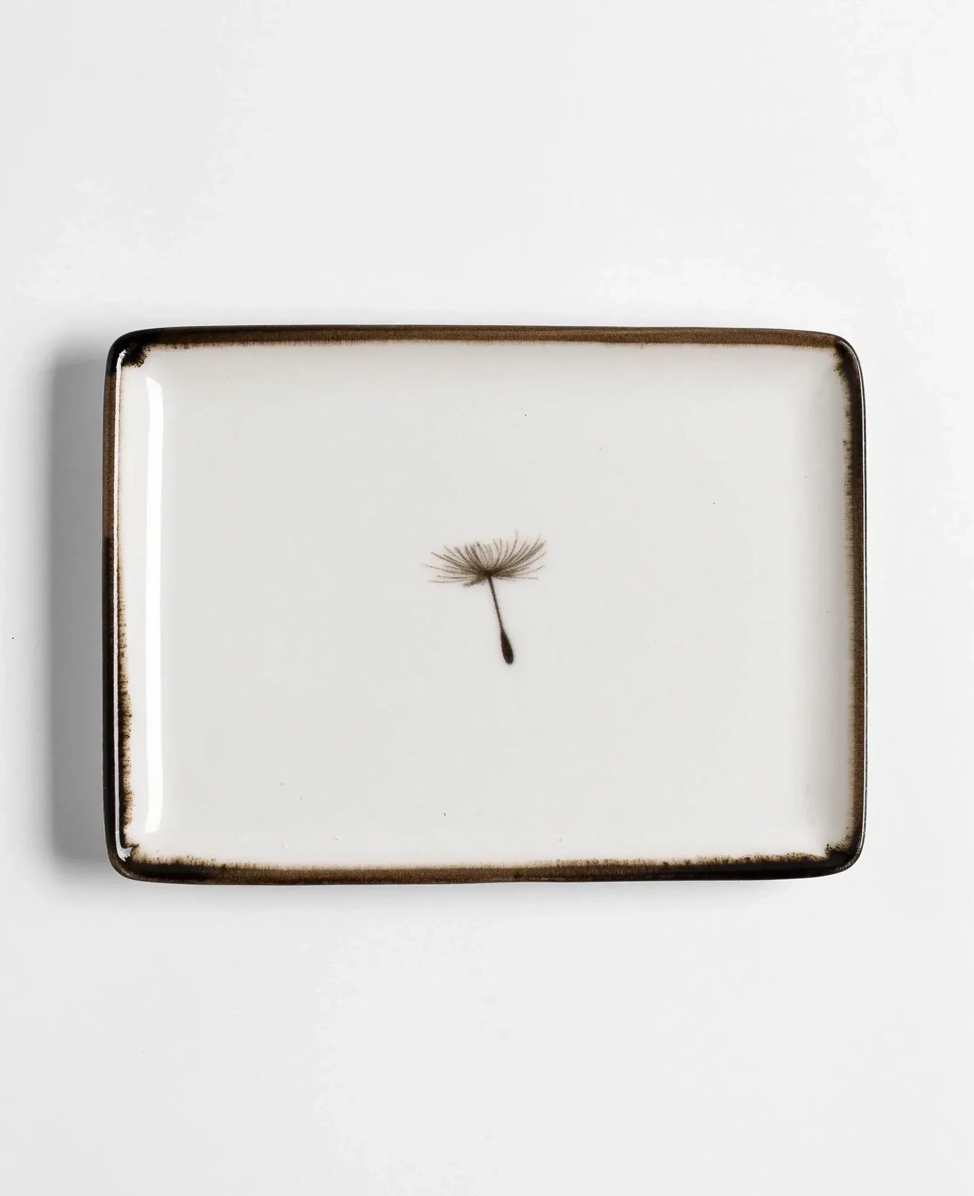 Qua Home Nash Desenli Sunum Tabağı 13x18 cm