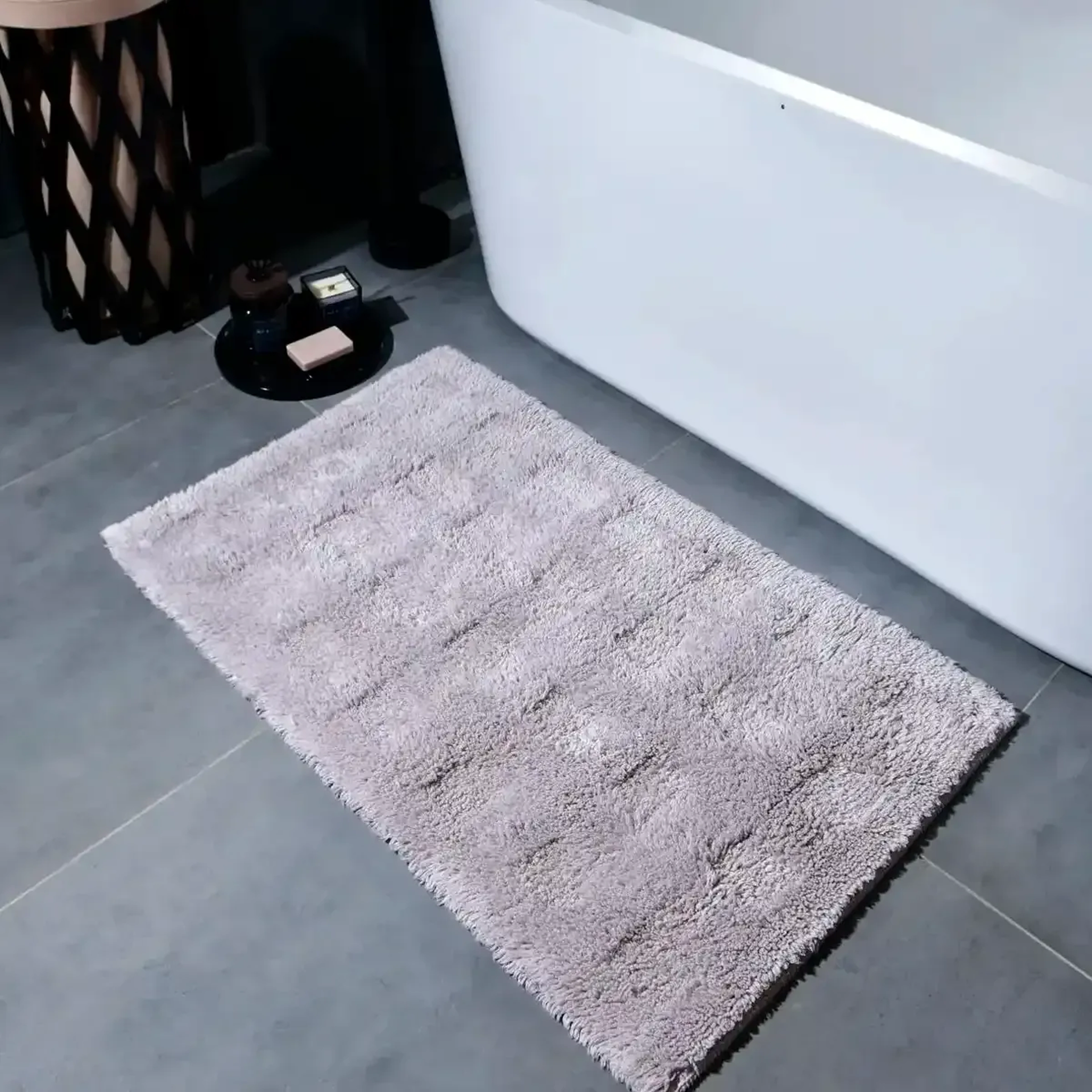 Qua Home Karin Banyo Paspası Gri