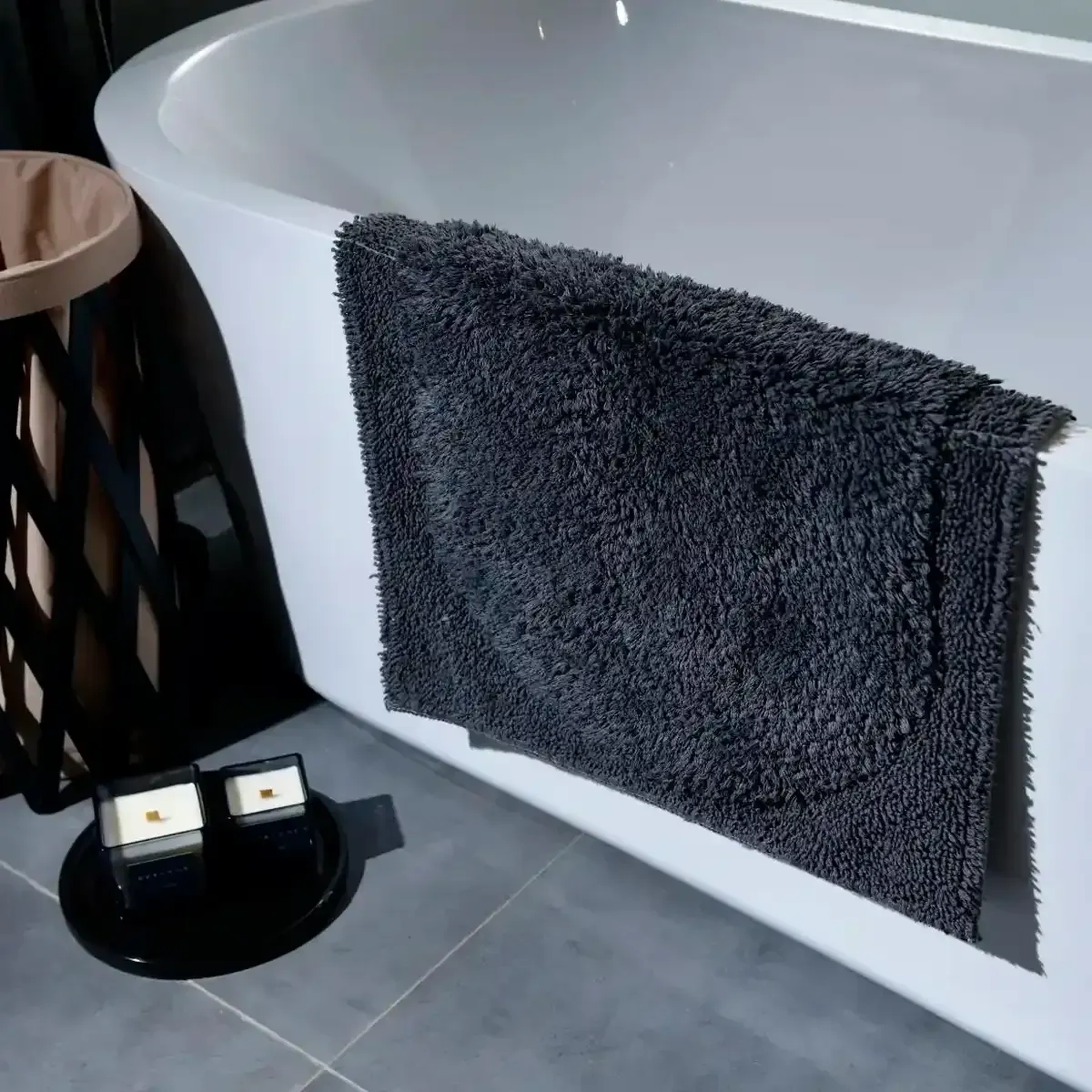 Qua Home Lucia Banyo Paspası Antrasit