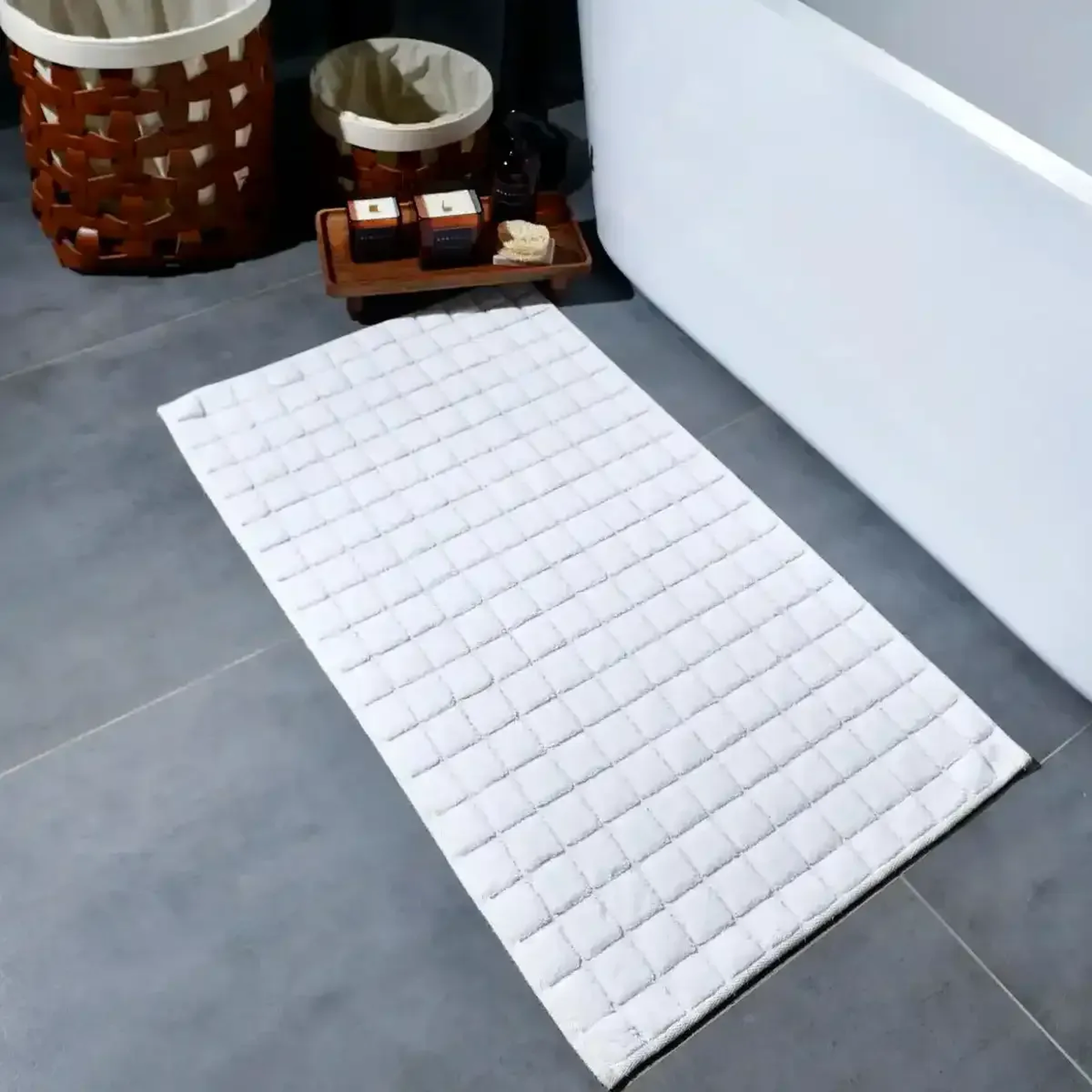 Qua Home Sophie Banyo Paspası Ekru