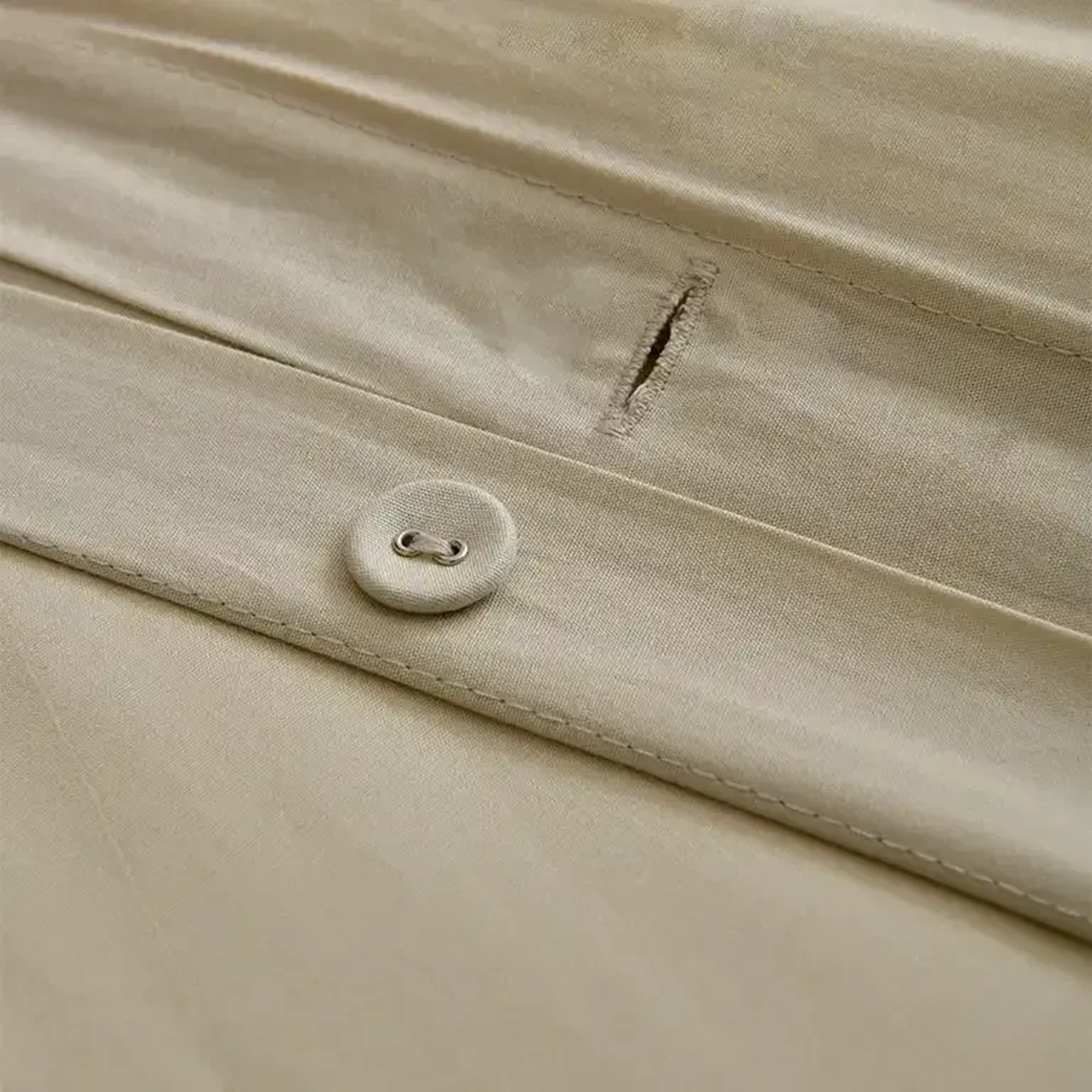 Qua Home Soho 200 TC Pamuk Perkal Tek Kişilik Nevresim Bej